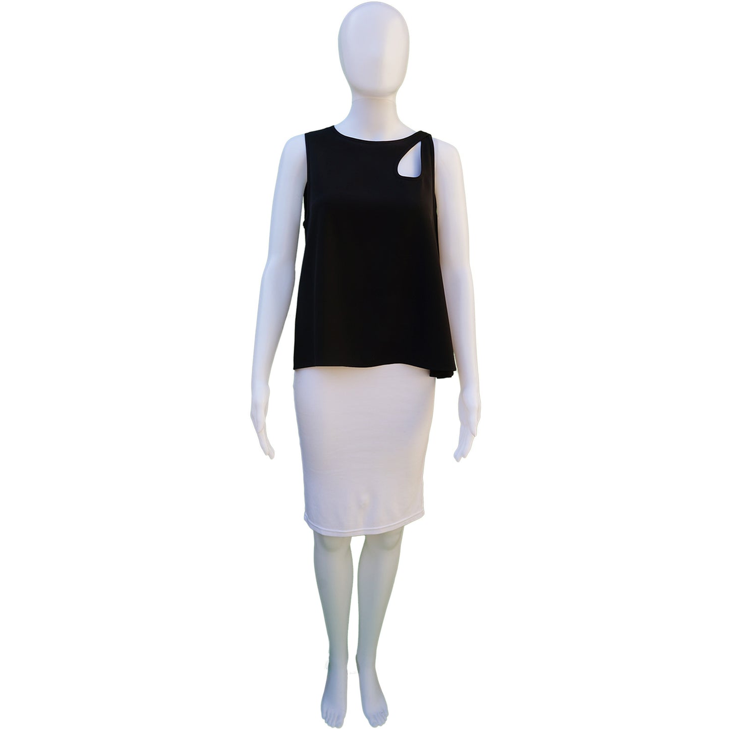 OPENING CEREMONY DRAPED ASYMMETRICAL TOP - leefluxury.com