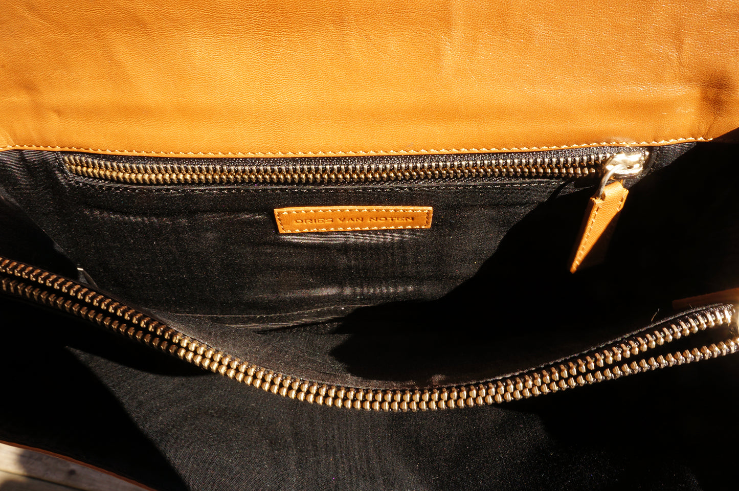 DRIES VAN NOTEN LEATHER FRAME CLUTCH - leefluxury.com