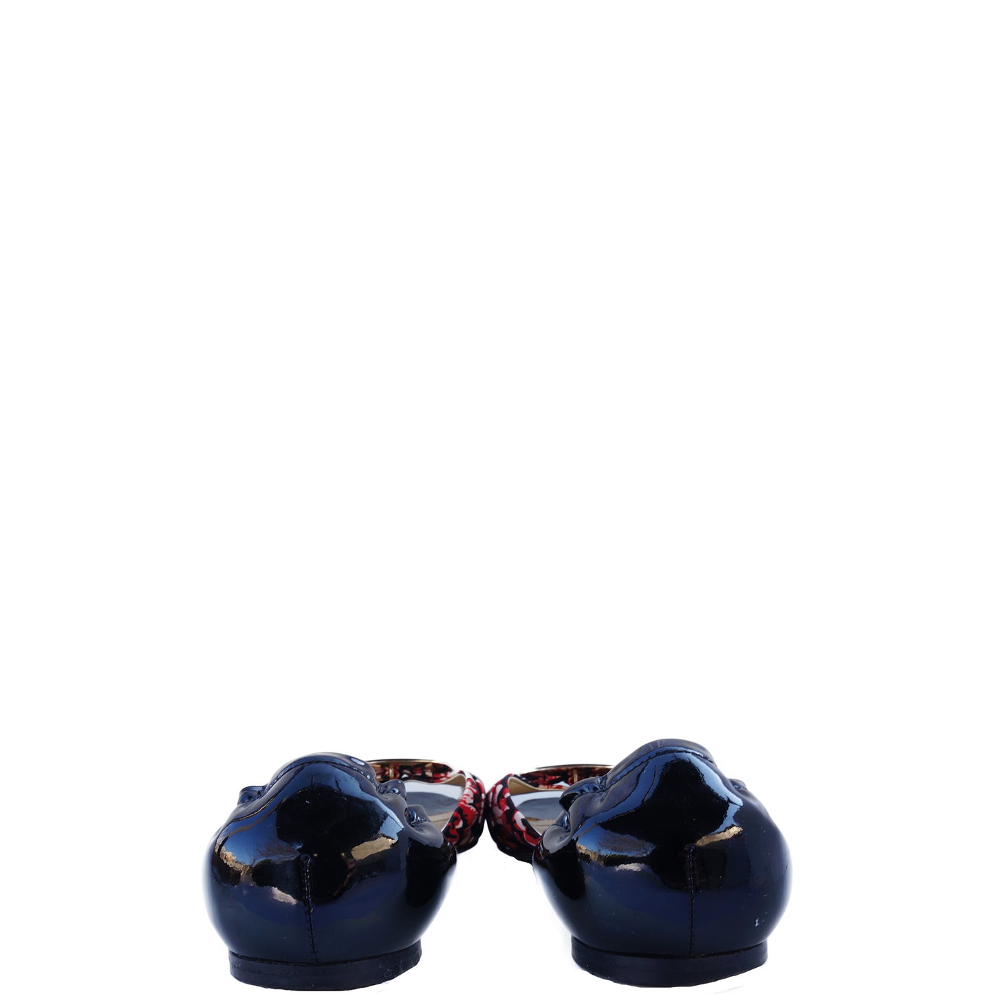 ROGER VIVIER FLORAL BUCKLE D'ORSAY FLATS - leefluxury.com