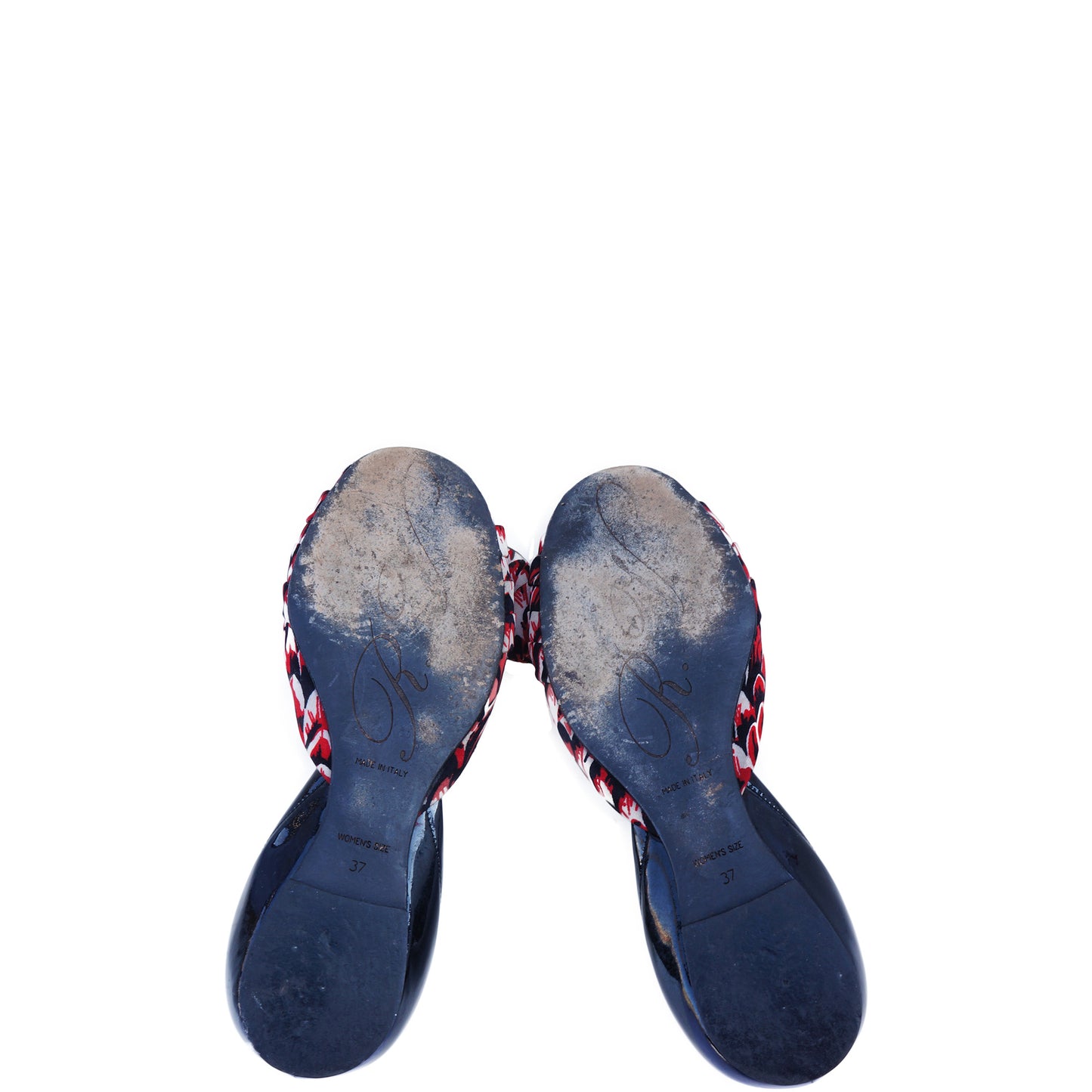 ROGER VIVIER FLORAL BUCKLE D'ORSAY FLATS - leefluxury.com