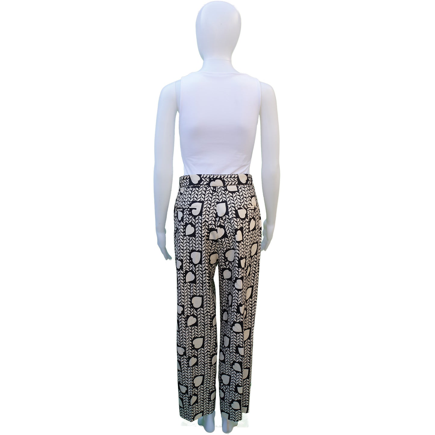 STELLA MCCARTNEY SILK HIGH-RISE PANTS NEW WITH TAGS - leefluxury.com