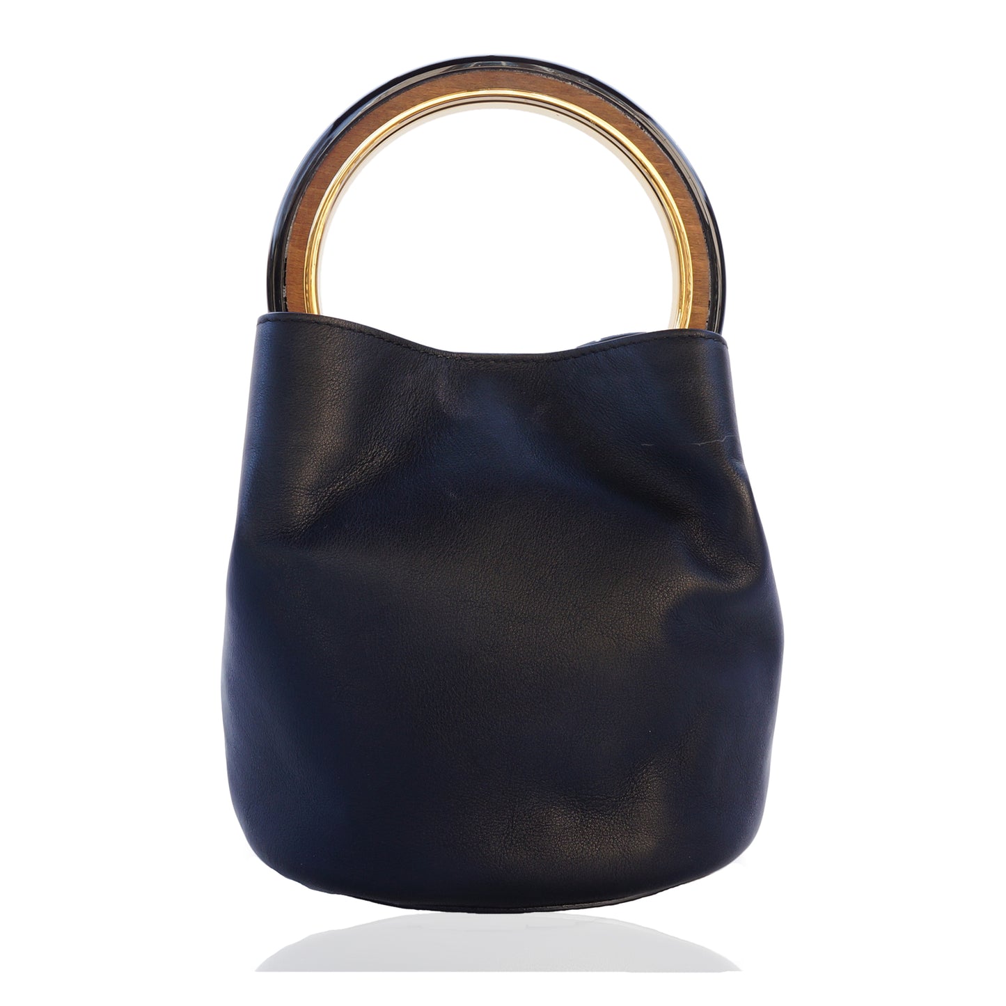 MARNI PANNIERI CALFSKIN LEATHER TOTE BAG - leefluxury.com