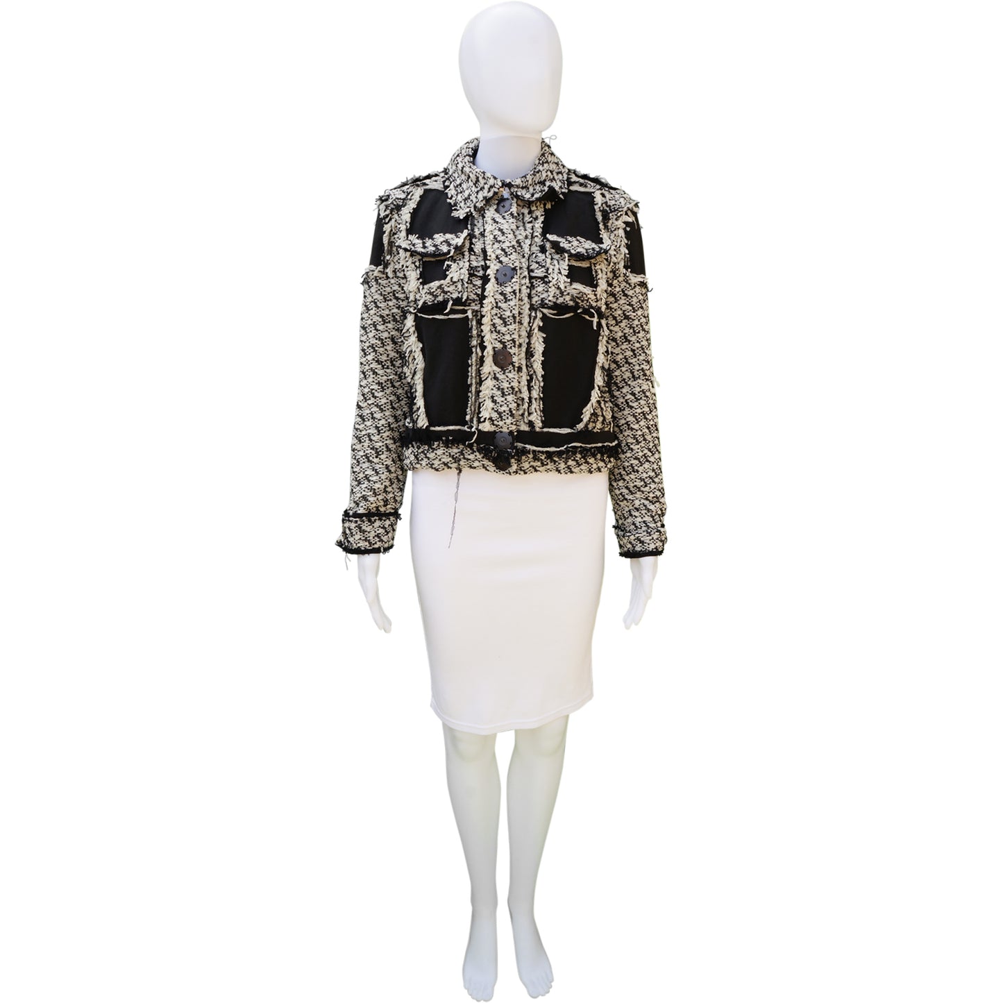 LANVIN 2016 FRINGE-TRIMMED JACKET - leefluxury.com