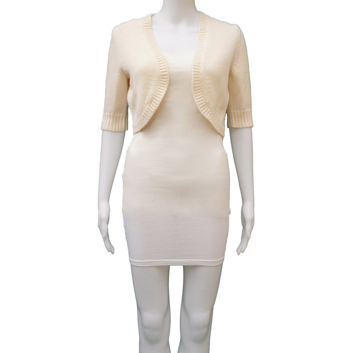 MICHAEL KORS CABLE KNIT OPEN FRONT SHRUG - leefluxury.com