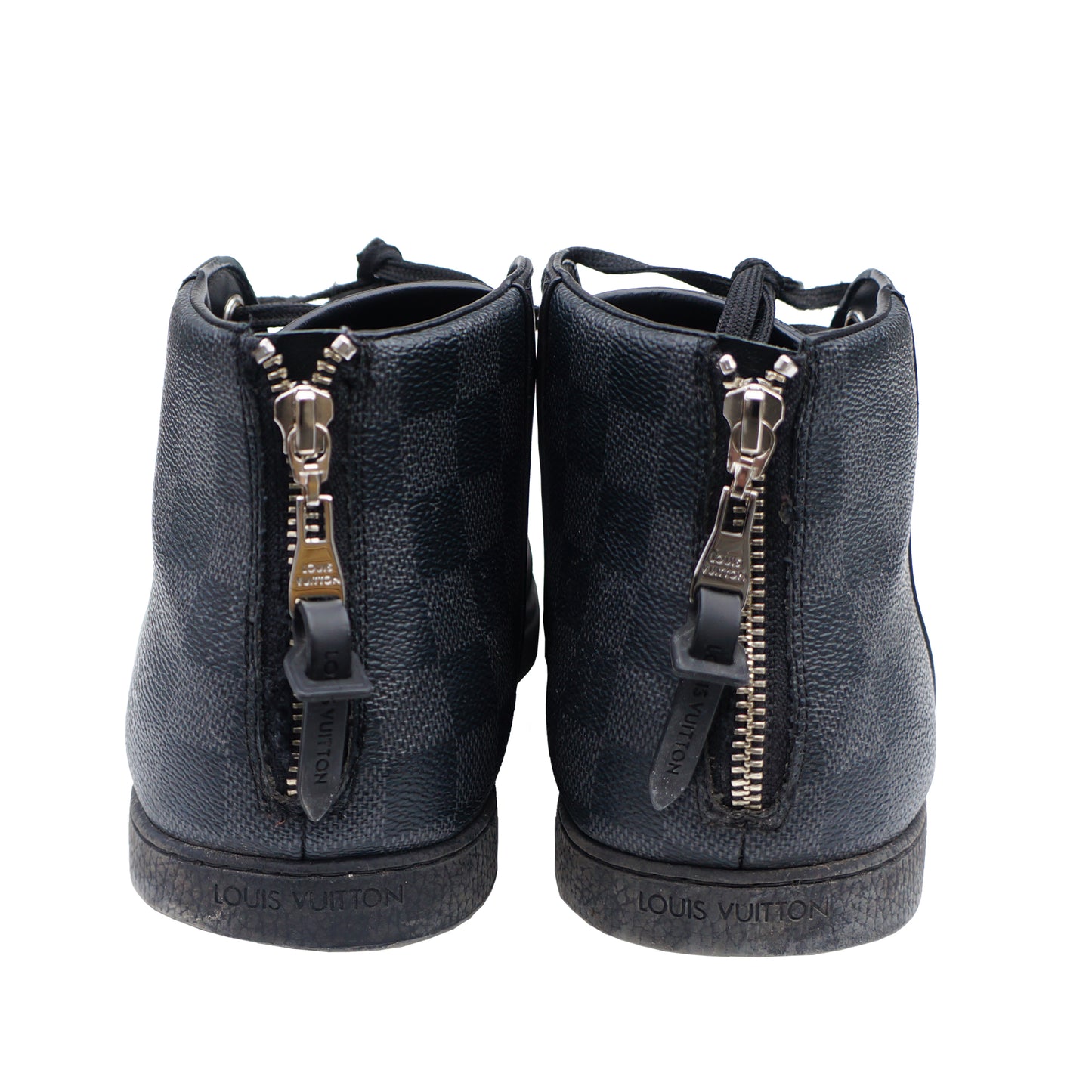 LOUIS VUITTON DAMIER LINE UP SNEAKER HIGH TOP SNEAKER - leefluxury.com