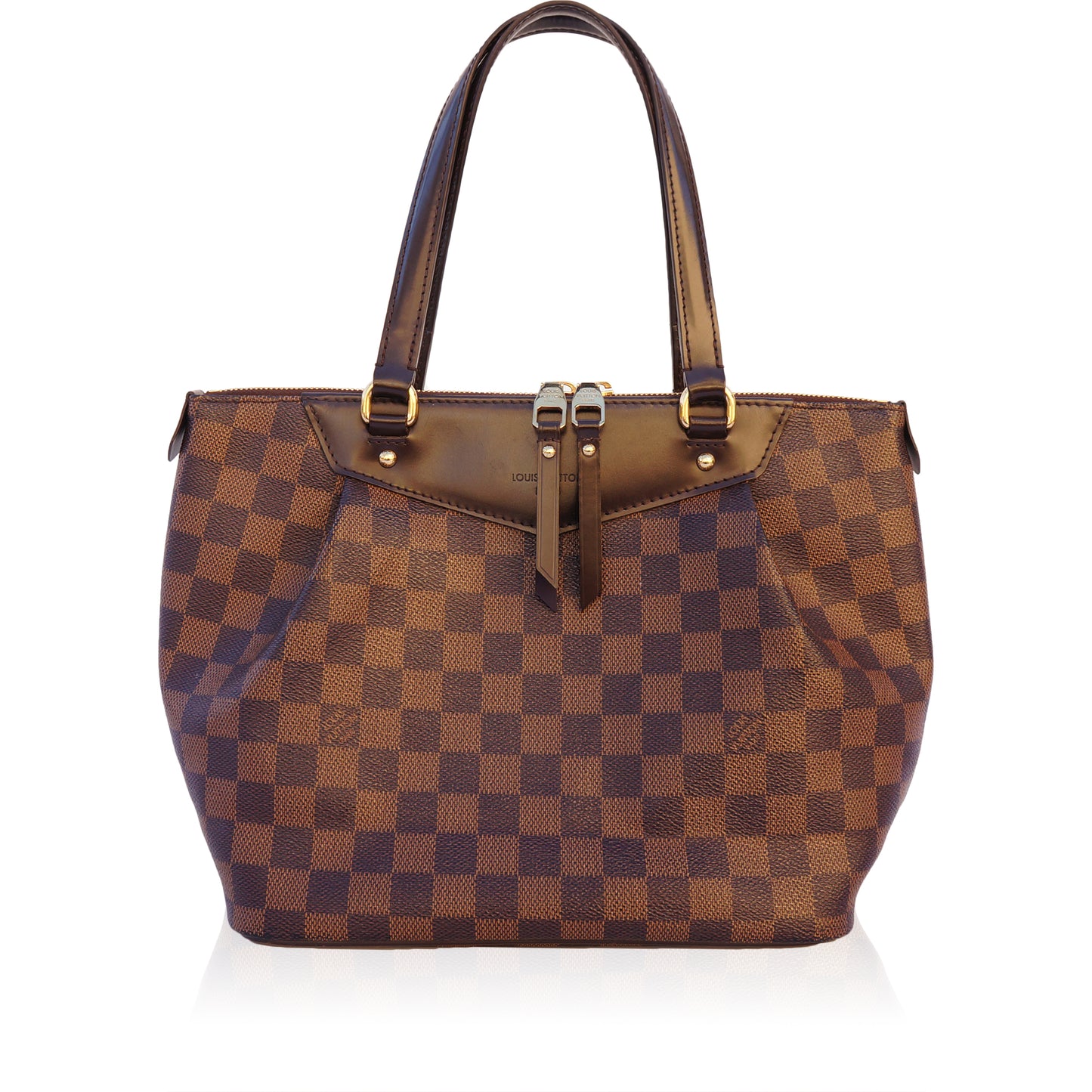 LOUIS VUITTON DAMIER EBENE WESTMINSTER PM BAG - leefluxury.com