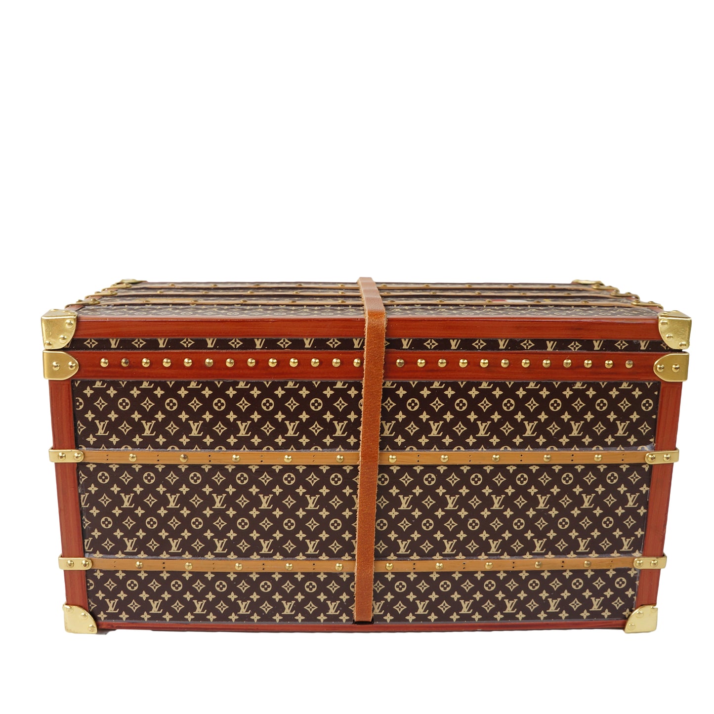 LOUIS VUTTION MONOGRAM STEAMER TRUNK MISS FRANCE PAPERWEIGHT - leefluxury.com