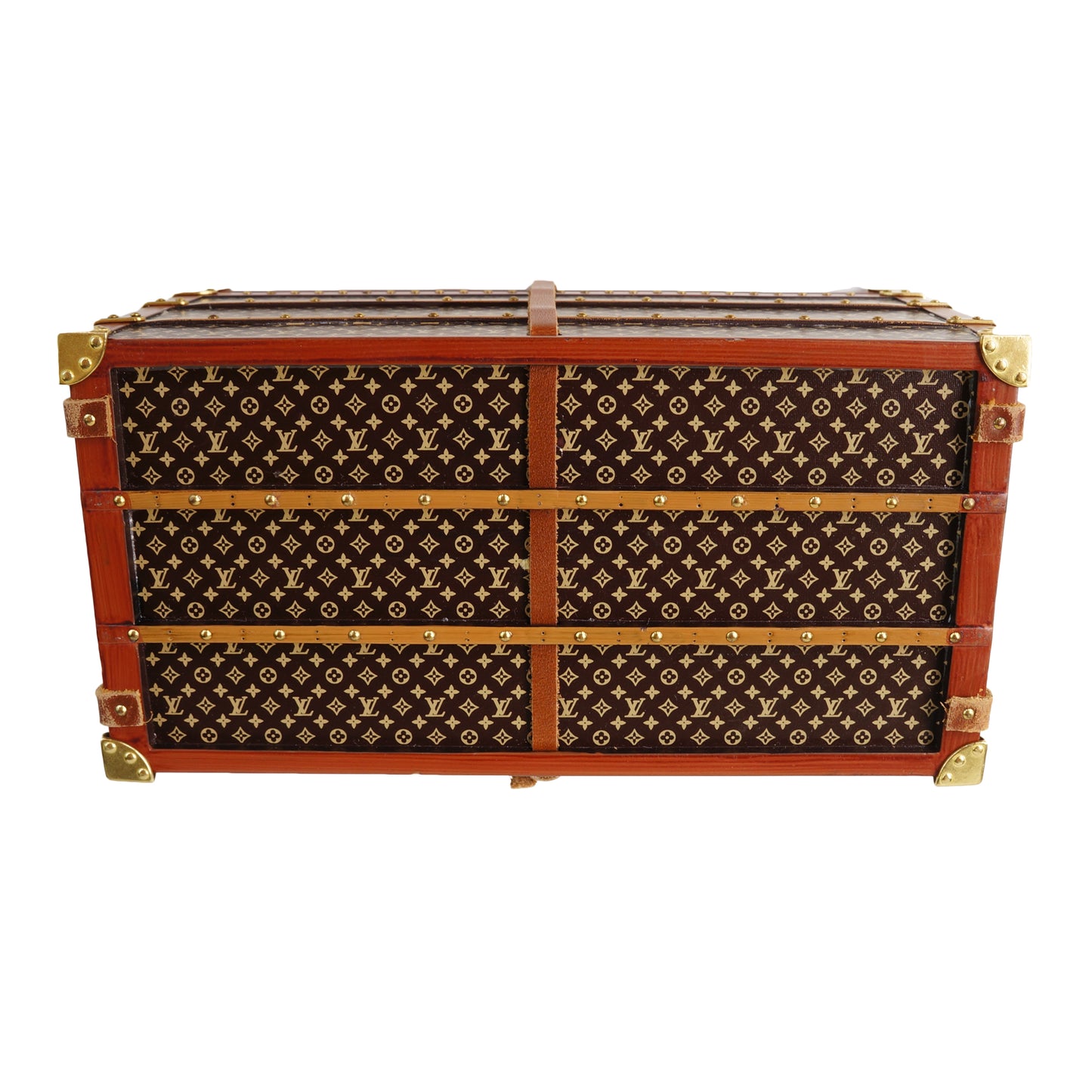 LOUIS VUTTION MONOGRAM STEAMER TRUNK MISS FRANCE PAPERWEIGHT - leefluxury.com