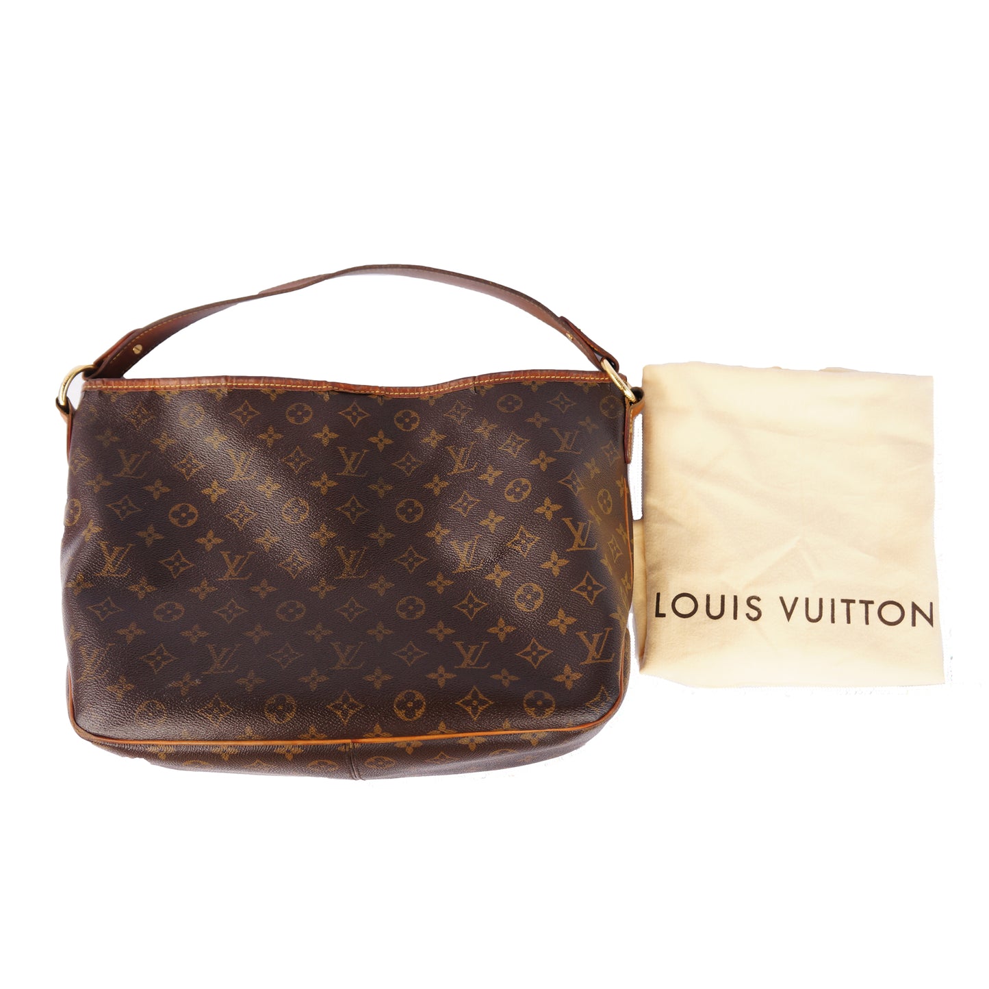 LOUIS VUITTON MONOGRAM DELIGHTFUL PM HOBO SHOULDER BAG - leefluxury.com