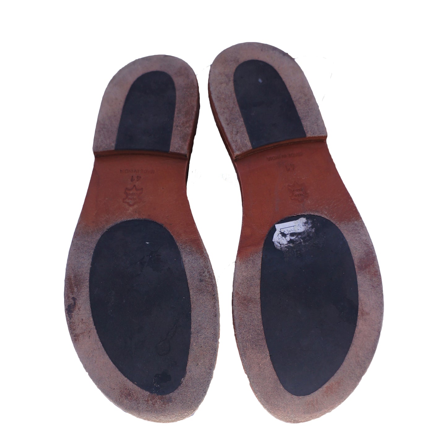 MARNI CRYSTAL FLAT LEATHER AND PONYHAIR SANDAL - leefluxury.com
