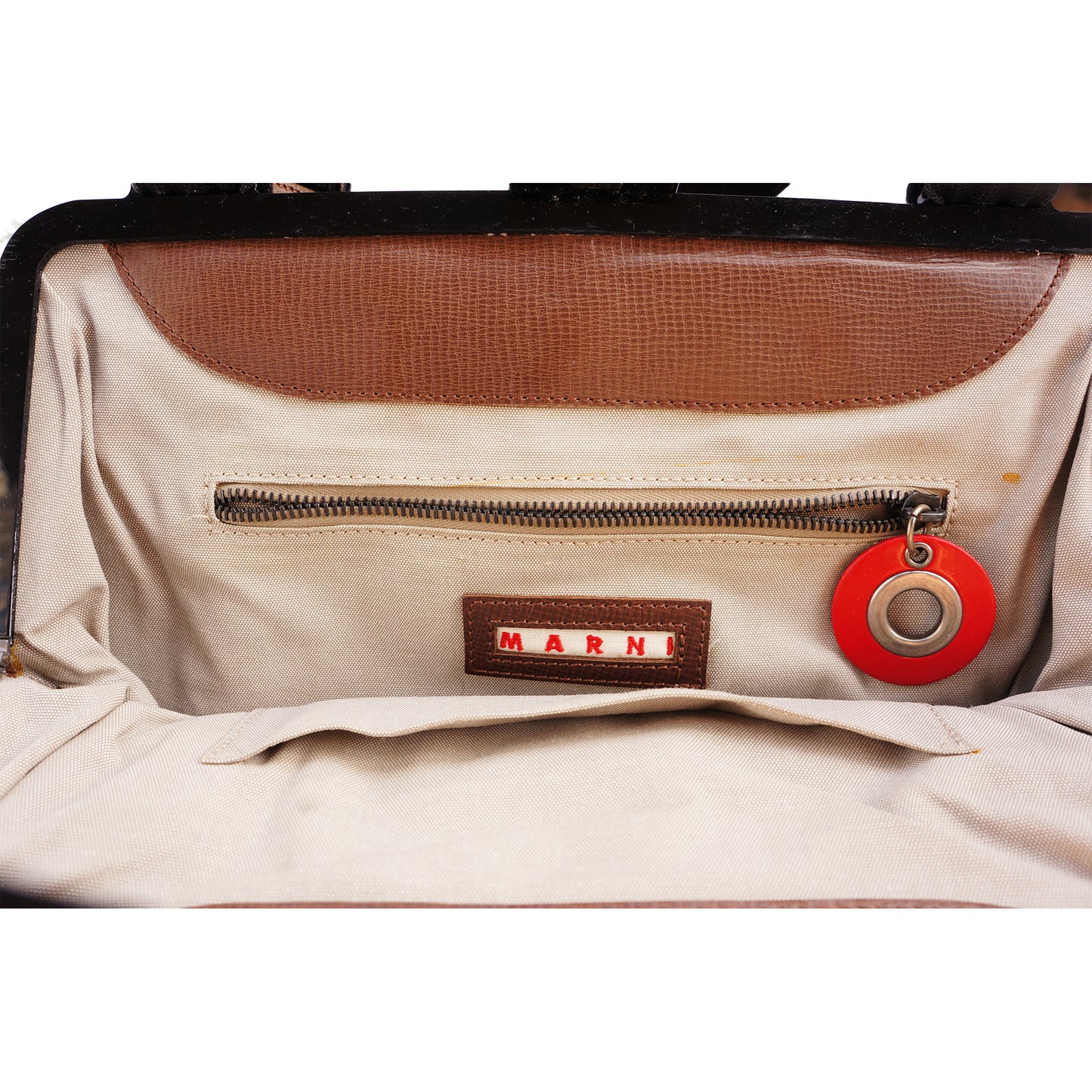 MARNI LEATHER FRAME SHOULDER BAG - leefluxury.com