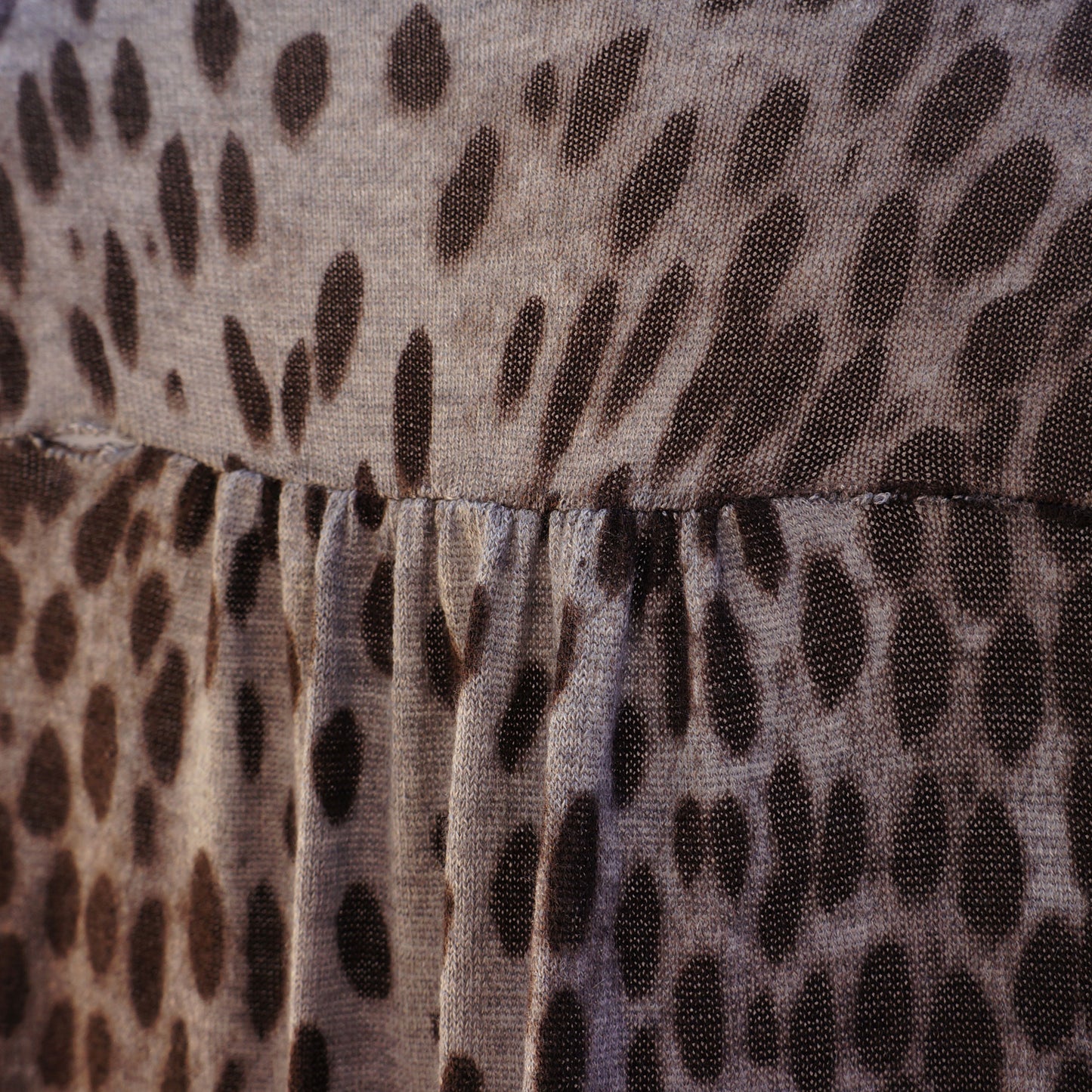 REBECCA TAYLOR ANIMAL PRINT CASHMERE BLEND OPEN KNIT CARDIGAN - leefluxury.com