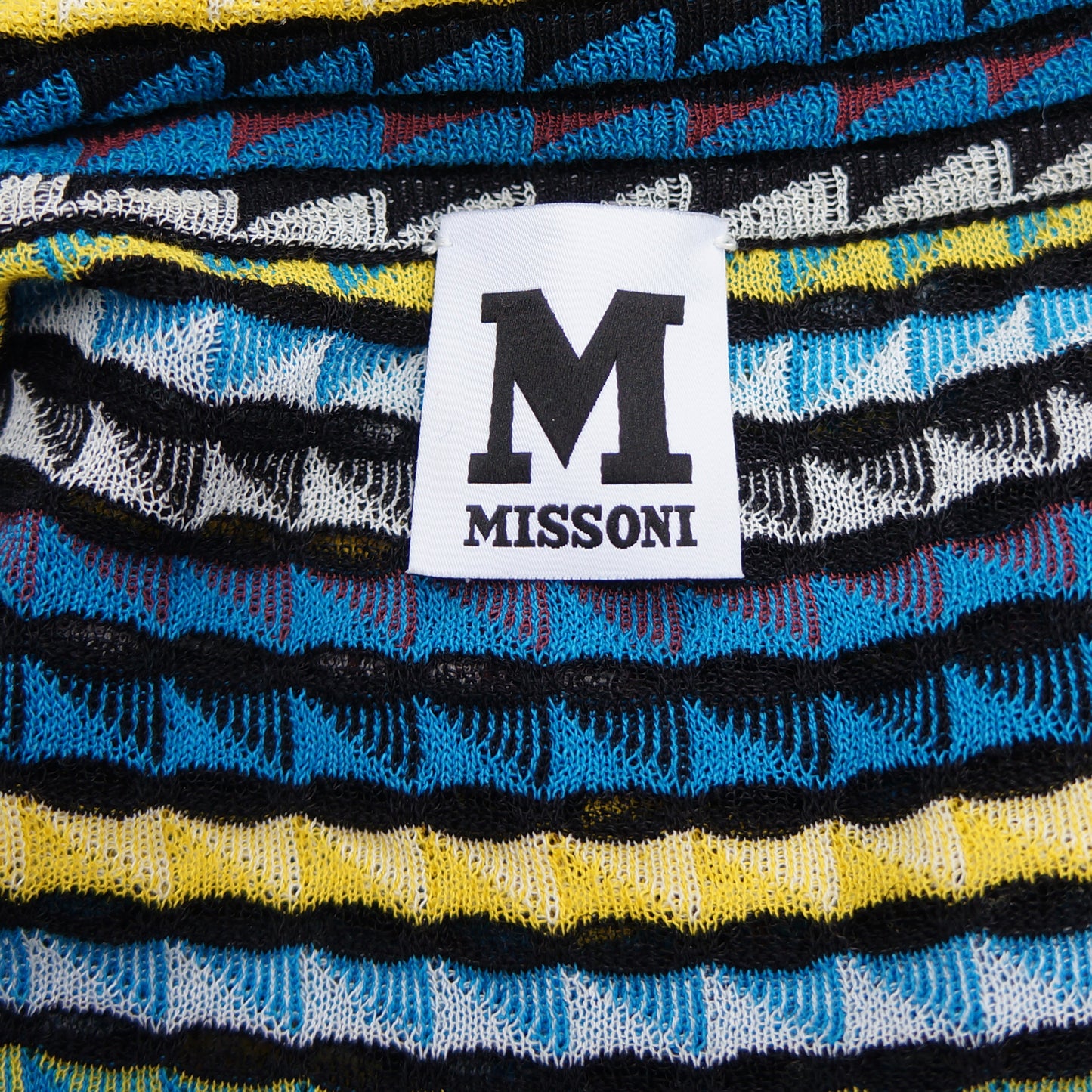 MISSONI POLO STYLE BOXY KNIT TOP - leefluxury.com