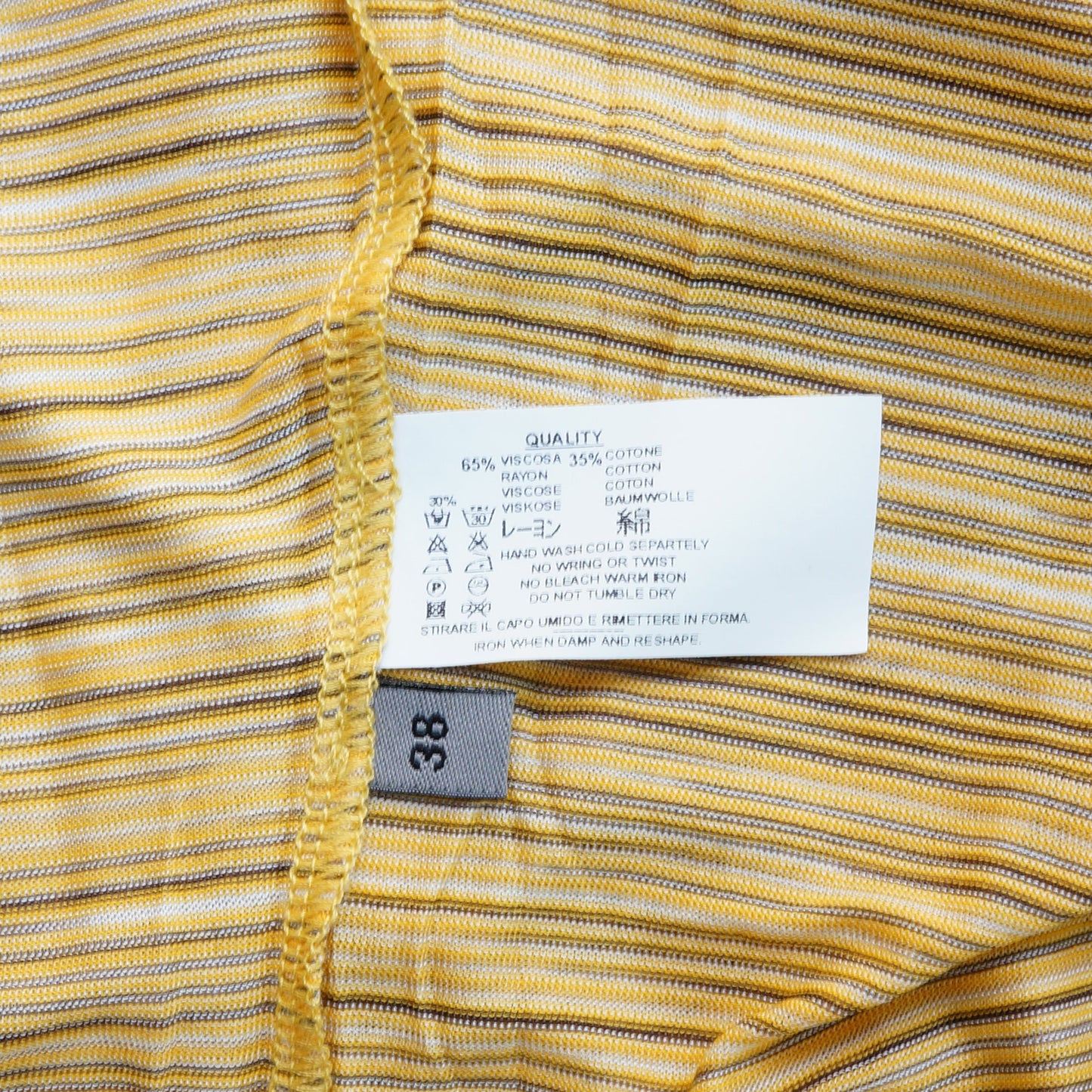 MISSONI SPORT STRIPE TOP - leefluxury.com