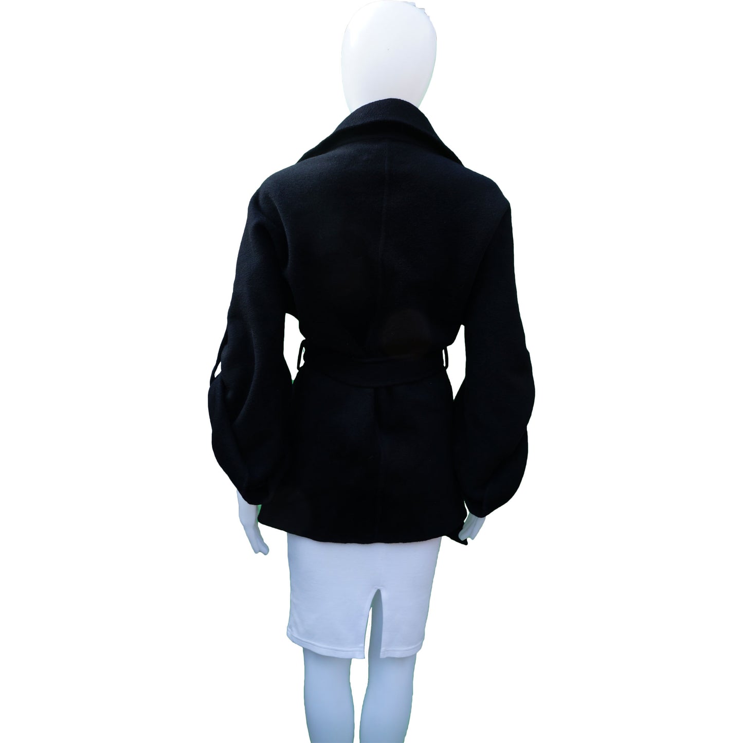 PAUL & JOE WOOL BLEND ROBE STYLE BELTED COAT - leefluxury.com