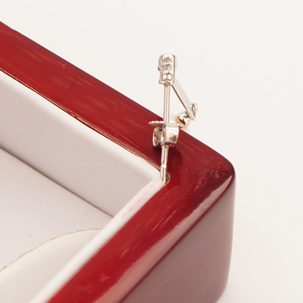 PEARL AND DIAMONDS DROP EARRINGS - leefluxury.com