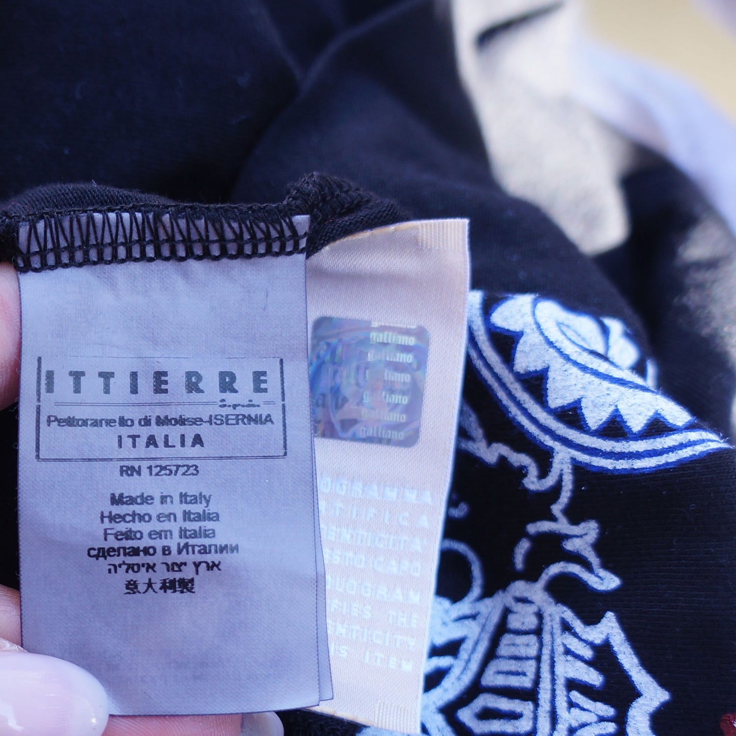 PIERRE BALMAIN GRAPHIC OVERSIZED TEE TSHIRT TOP - leefluxury.com