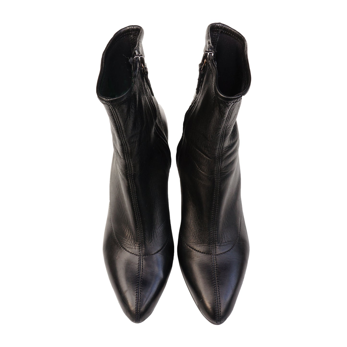 PRADA CALZATURE DONNA LEATHER ANKLE BOOT - leefluxury.com