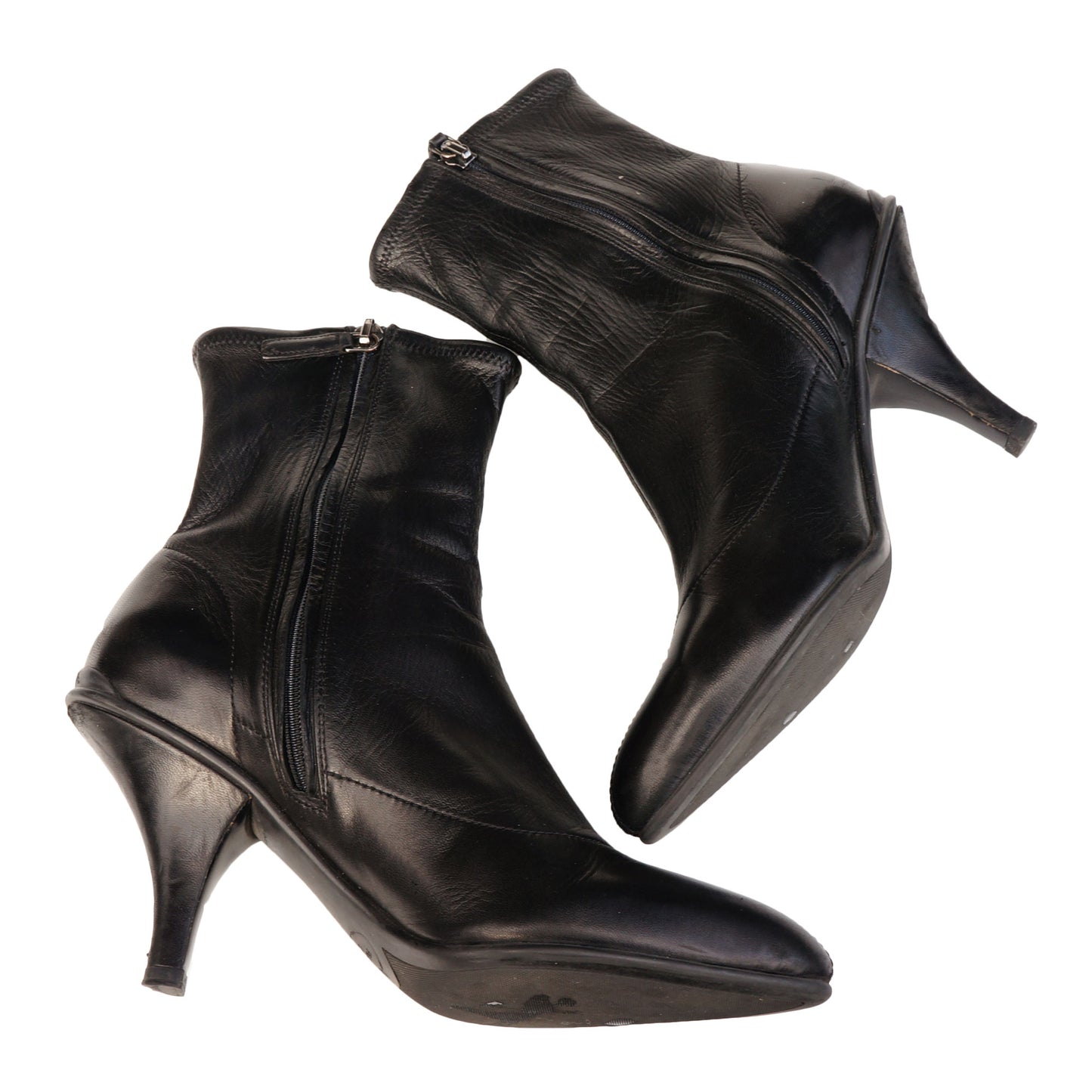 PRADA CALZATURE DONNA LEATHER ANKLE BOOT - leefluxury.com