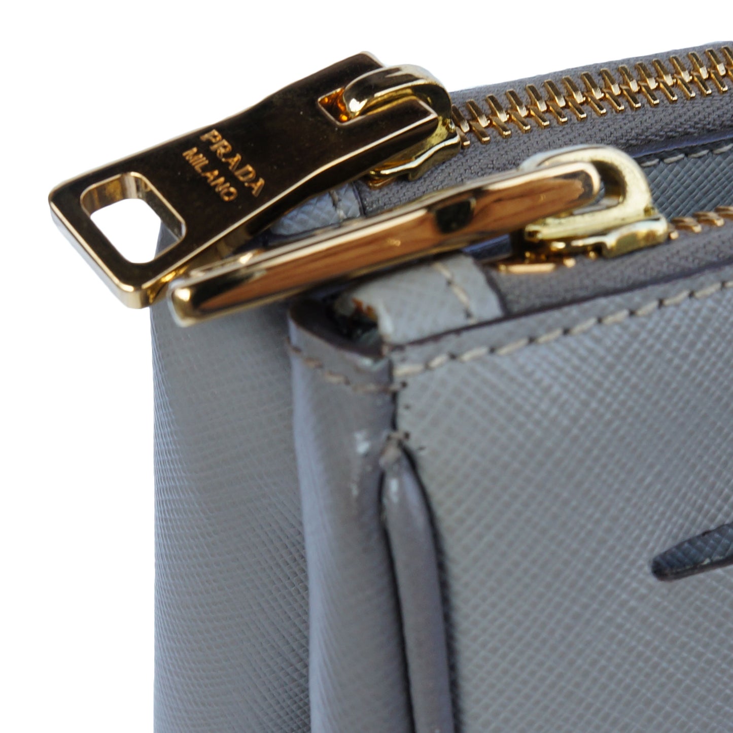 PRADA SAFFIANO LUX LEATHER SHOULDER BAG - leefluxury.com