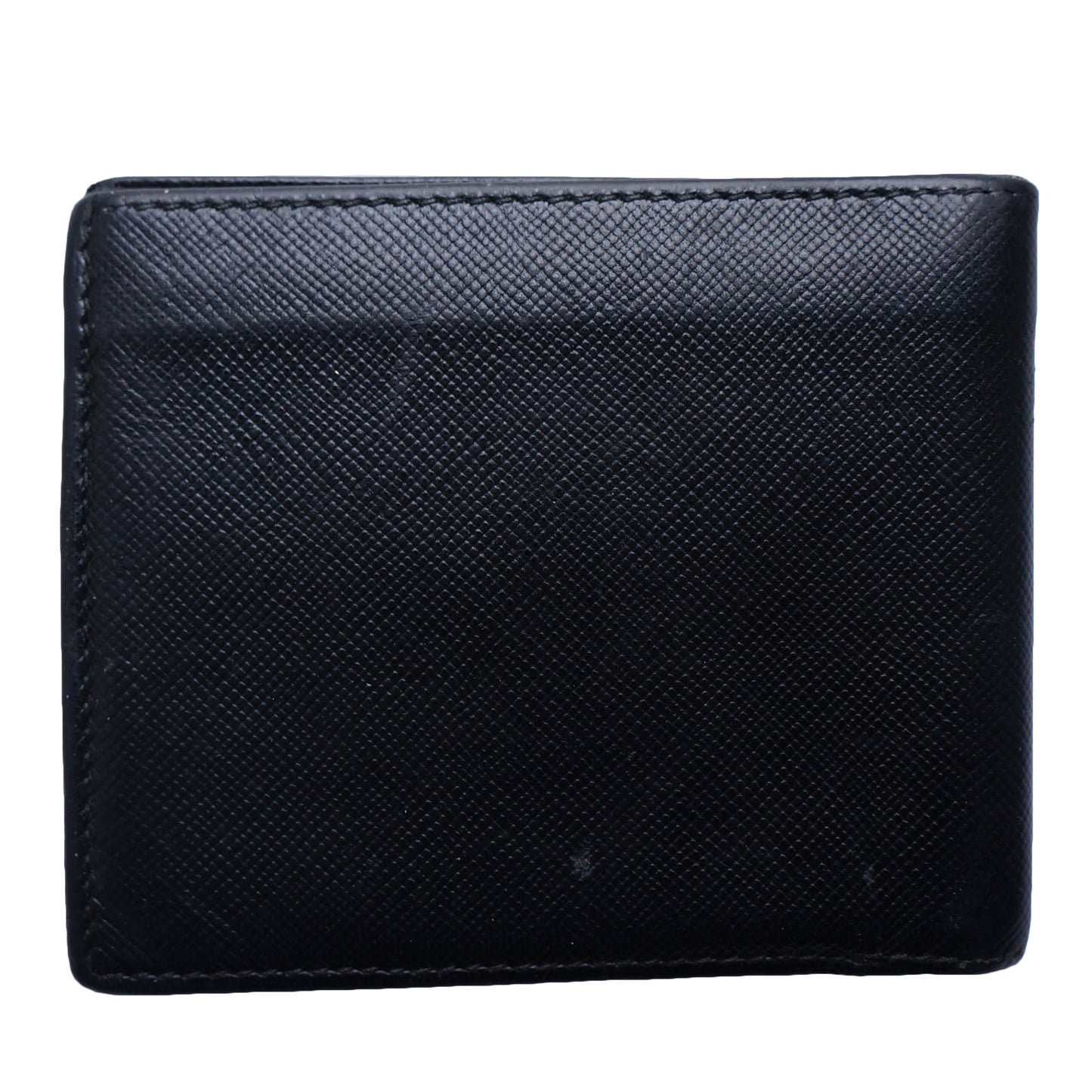 PRADA SAFFIANO BIFOLD LEATHER WALLET - leefluxury.com