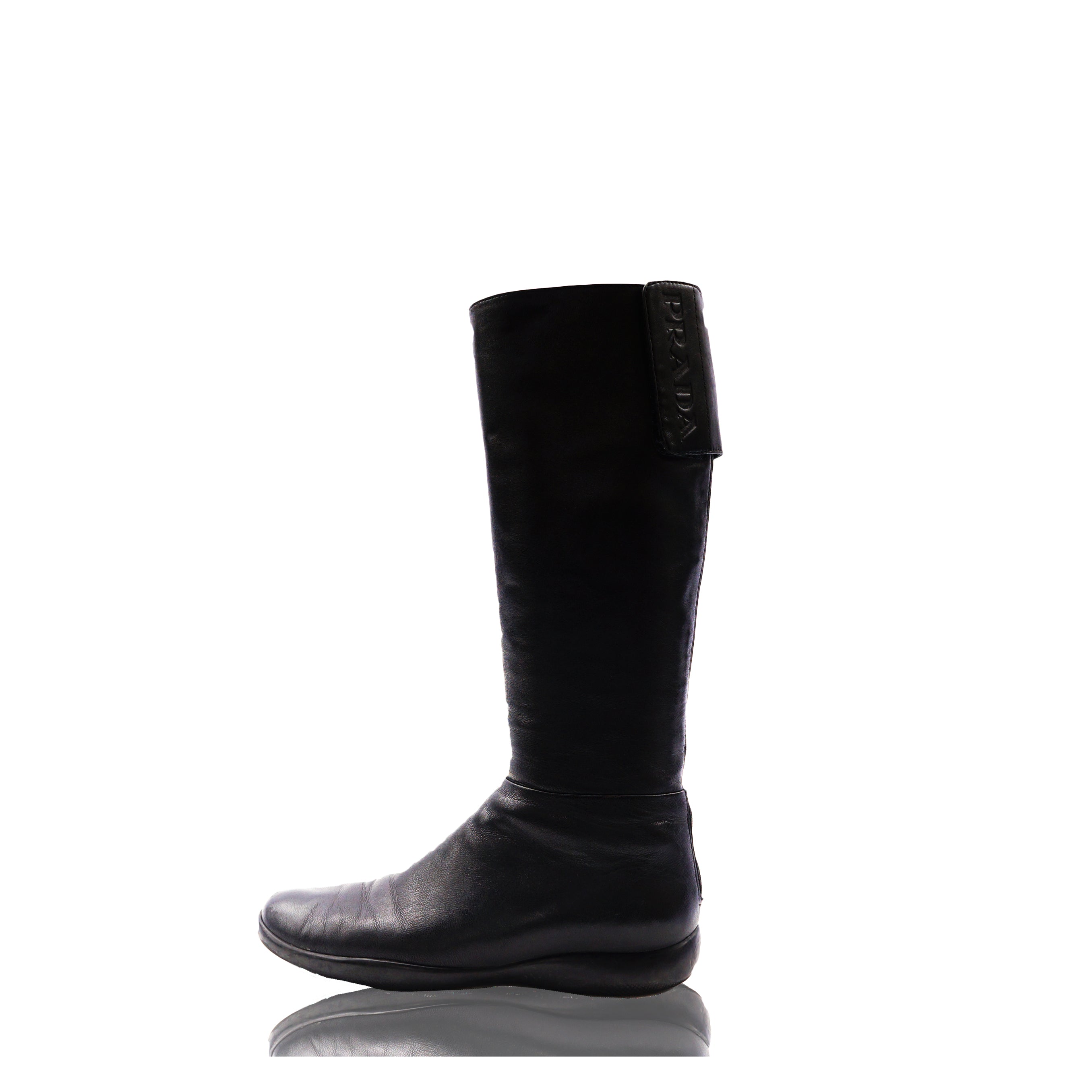 Prada Sport Rubber Rain Boots - Black Boots, Shoes - WPR121492