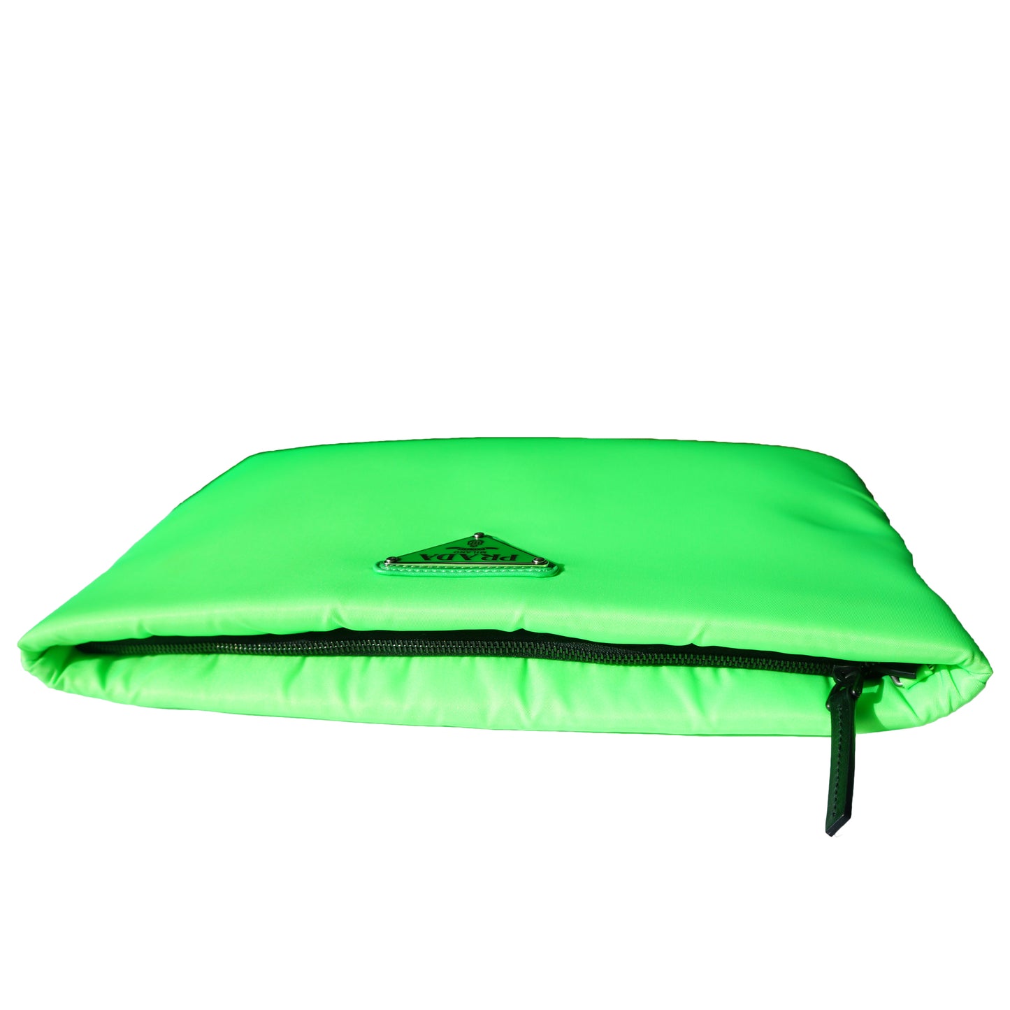 PRADA NEON TESSUTO CONVERTIBLE CLUTCH SHOULDER BAG - leefluxury.com