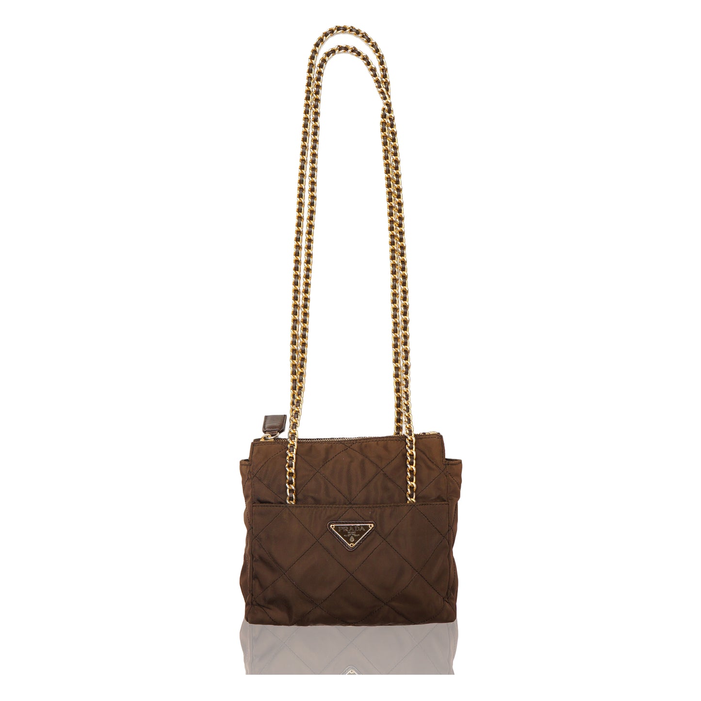PRADA TESSUTO CROSSBODY BAG - leefluxury.com