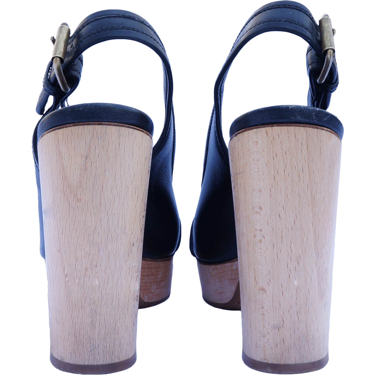 CHLOÉ LEATHER SLINGBACK SANDALS - leefluxury.com
