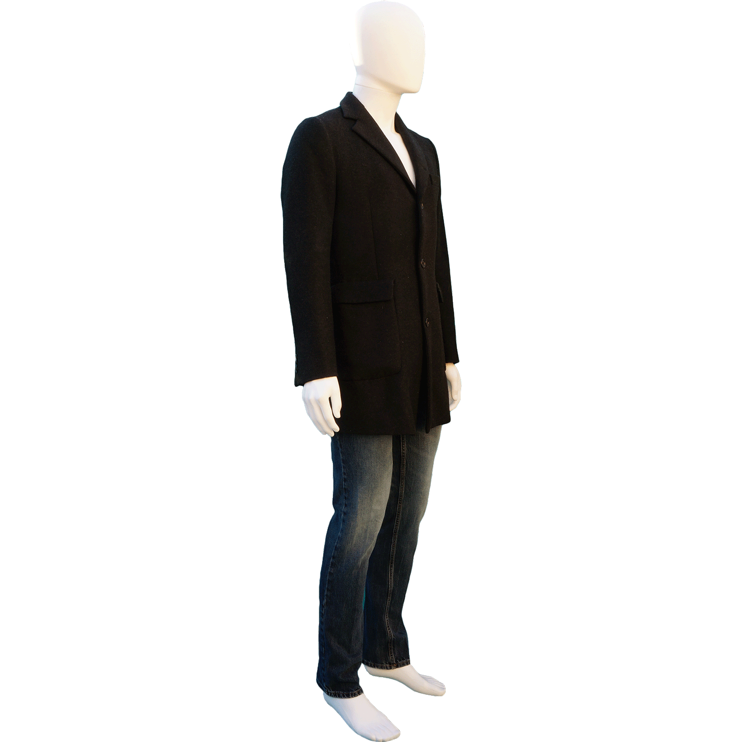 RICE MEN'S WOOL CAR COAT - leefluxury.com