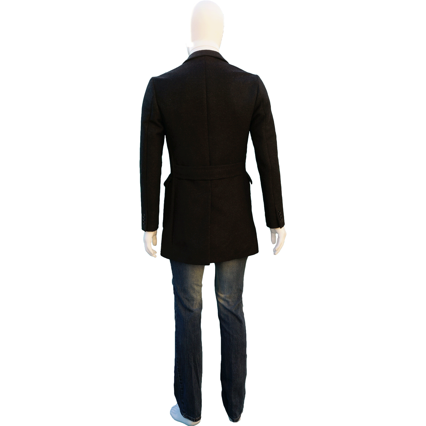 RICE MEN'S WOOL CAR COAT - leefluxury.com