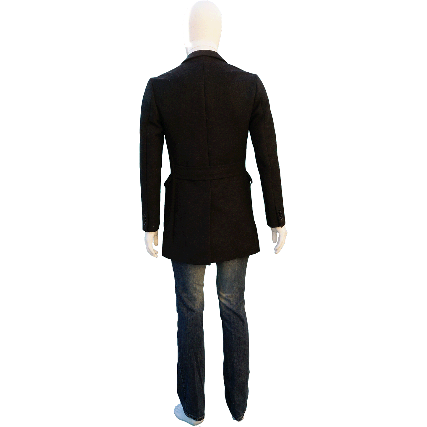 RICE MEN'S WOOL CAR COAT - leefluxury.com
