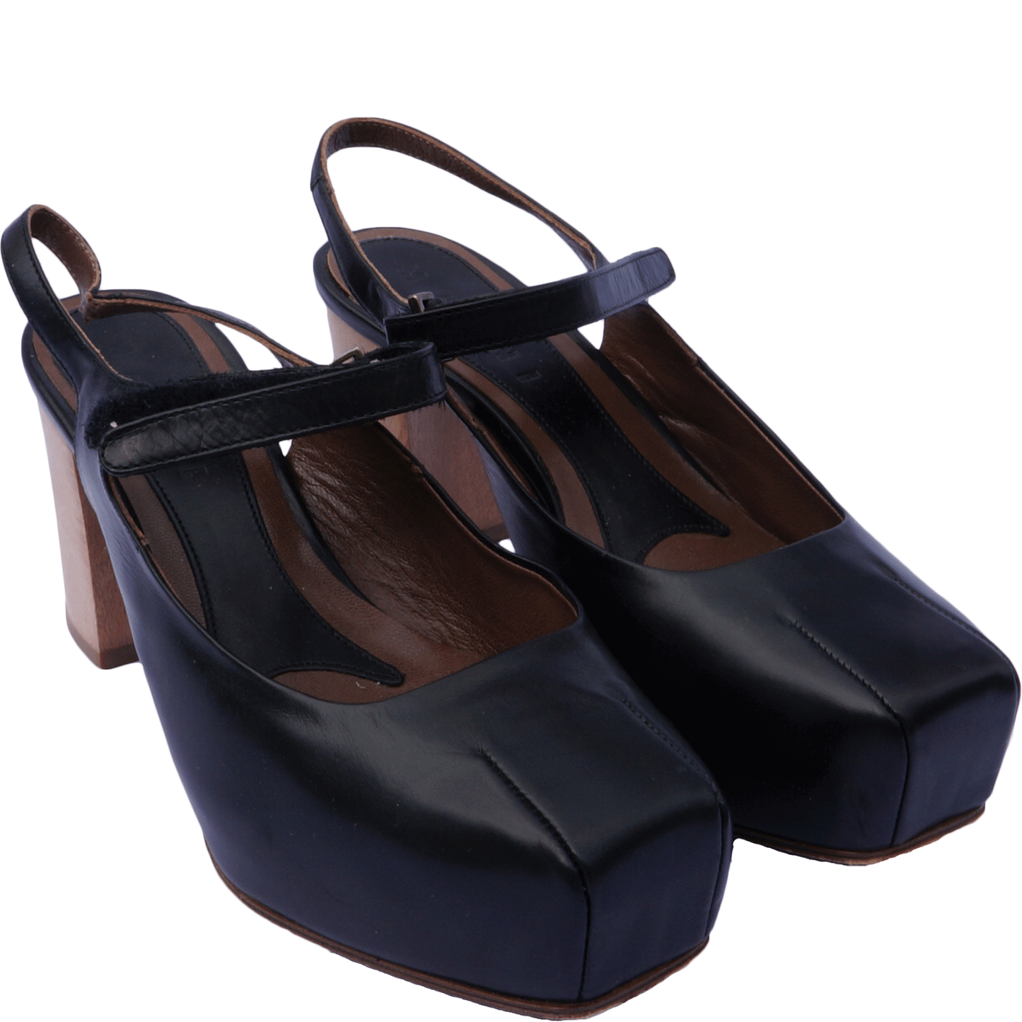 MARNI PLATFORM SLINGBACK SANDALS - leefluxury.com