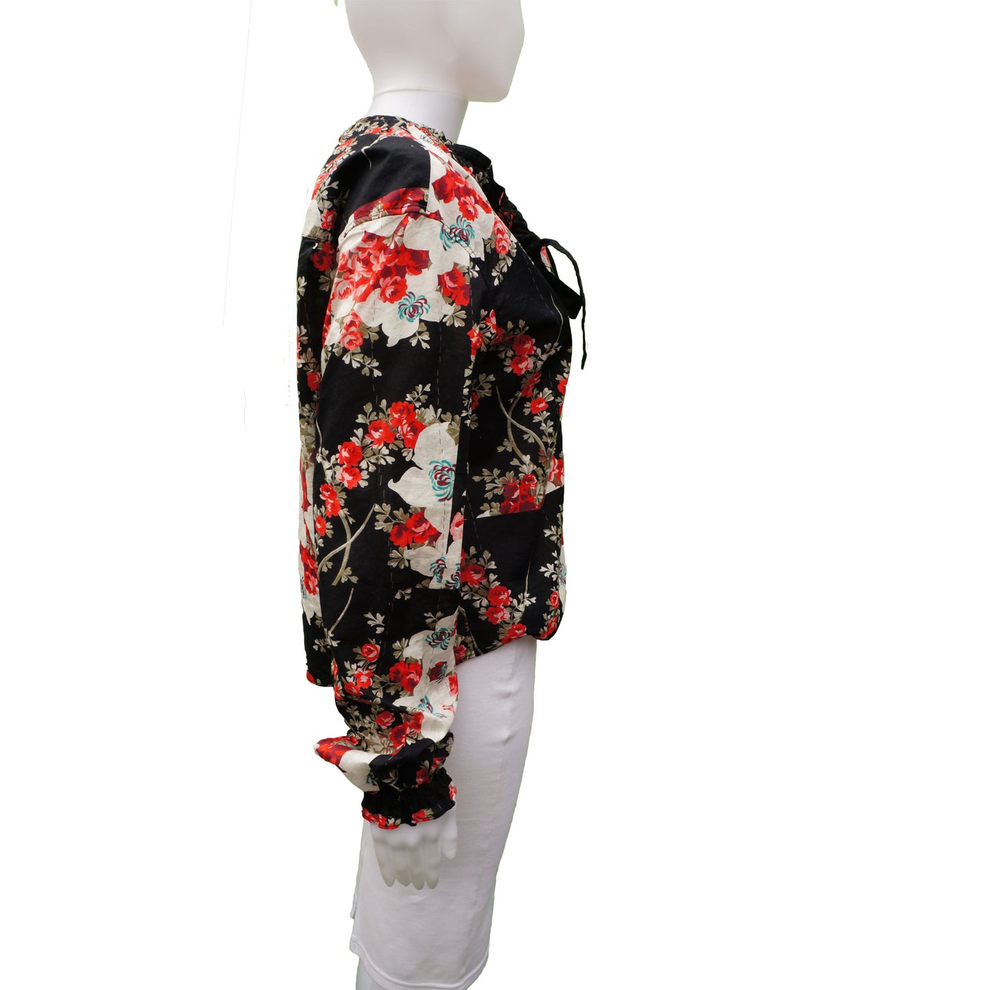 RAG & BONE FLORAL BLOUSE TOP - leefluxury.com