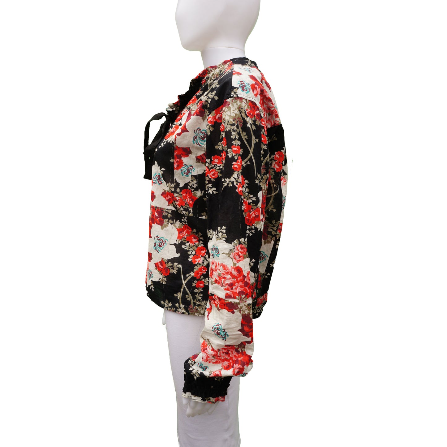 RAG & BONE FLORAL BLOUSE TOP - leefluxury.com