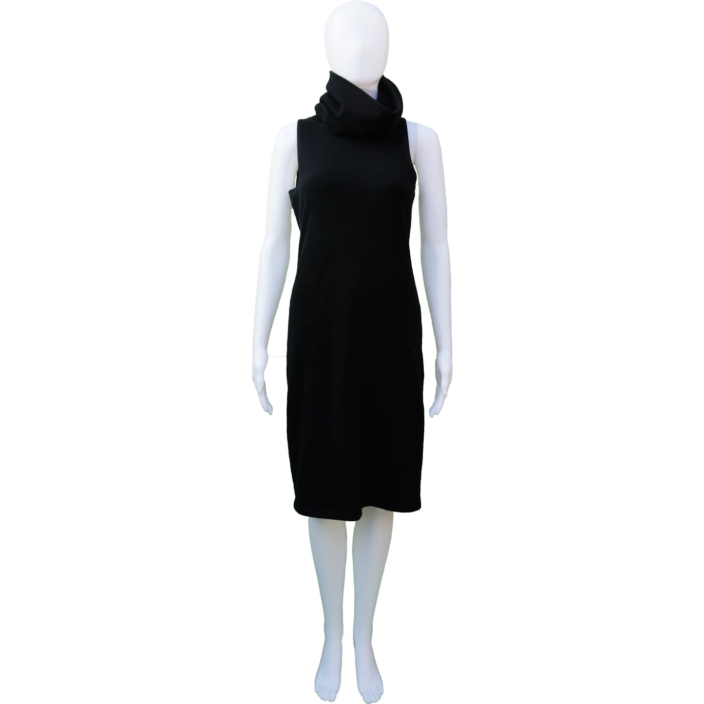 Ralph Lauren Black Label Cashmere Sleeveless Dress - leefluxury.com