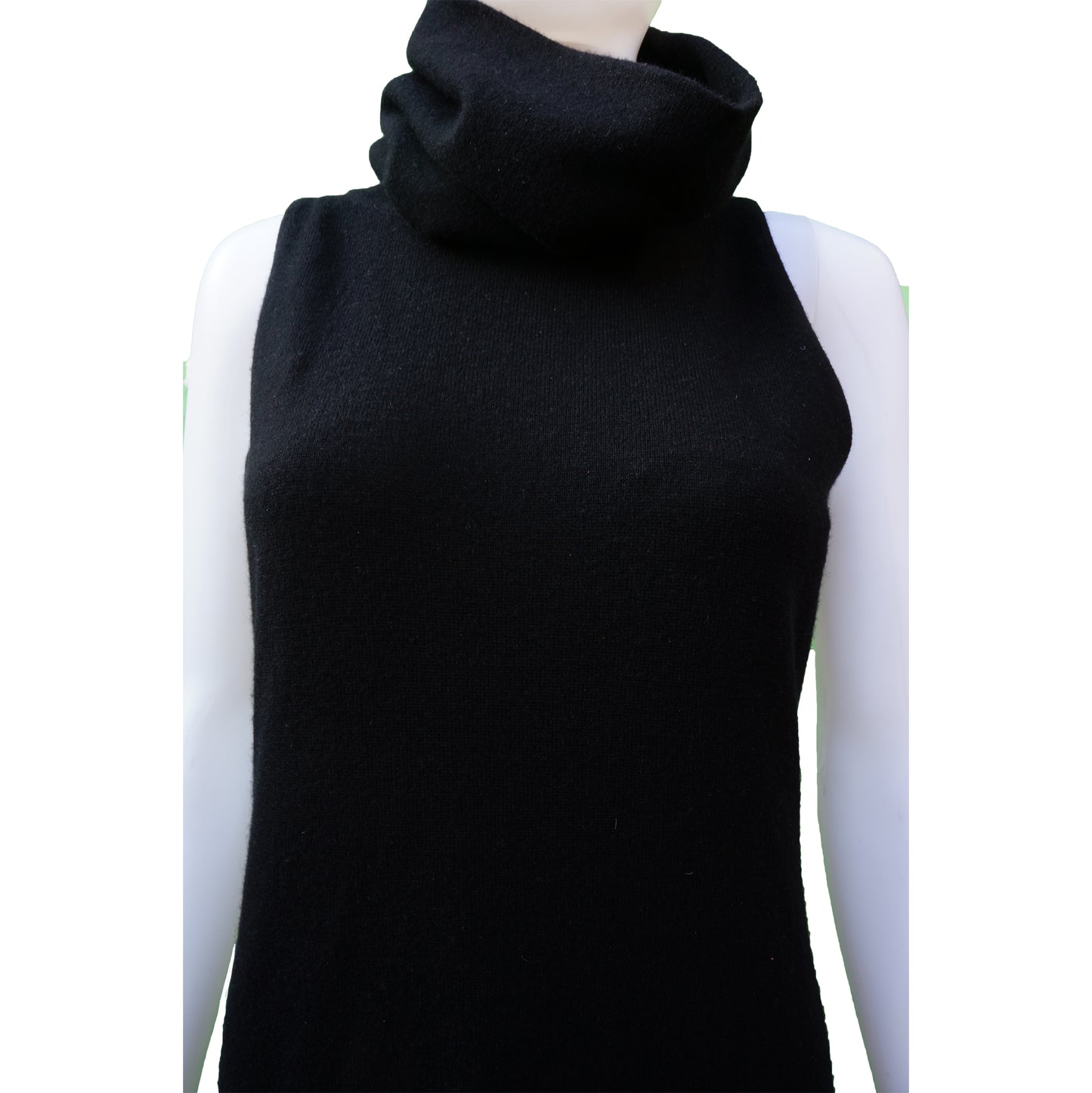 Ralph Lauren Black Label Cashmere Sleeveless Dress - leefluxury.com