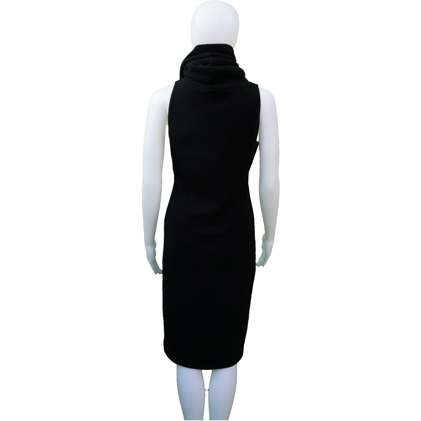 Ralph Lauren Black Label Cashmere Sleeveless Dress - leefluxury.com