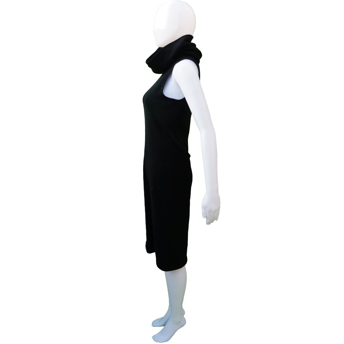 Ralph Lauren Black Label Cashmere Sleeveless Dress - leefluxury.com