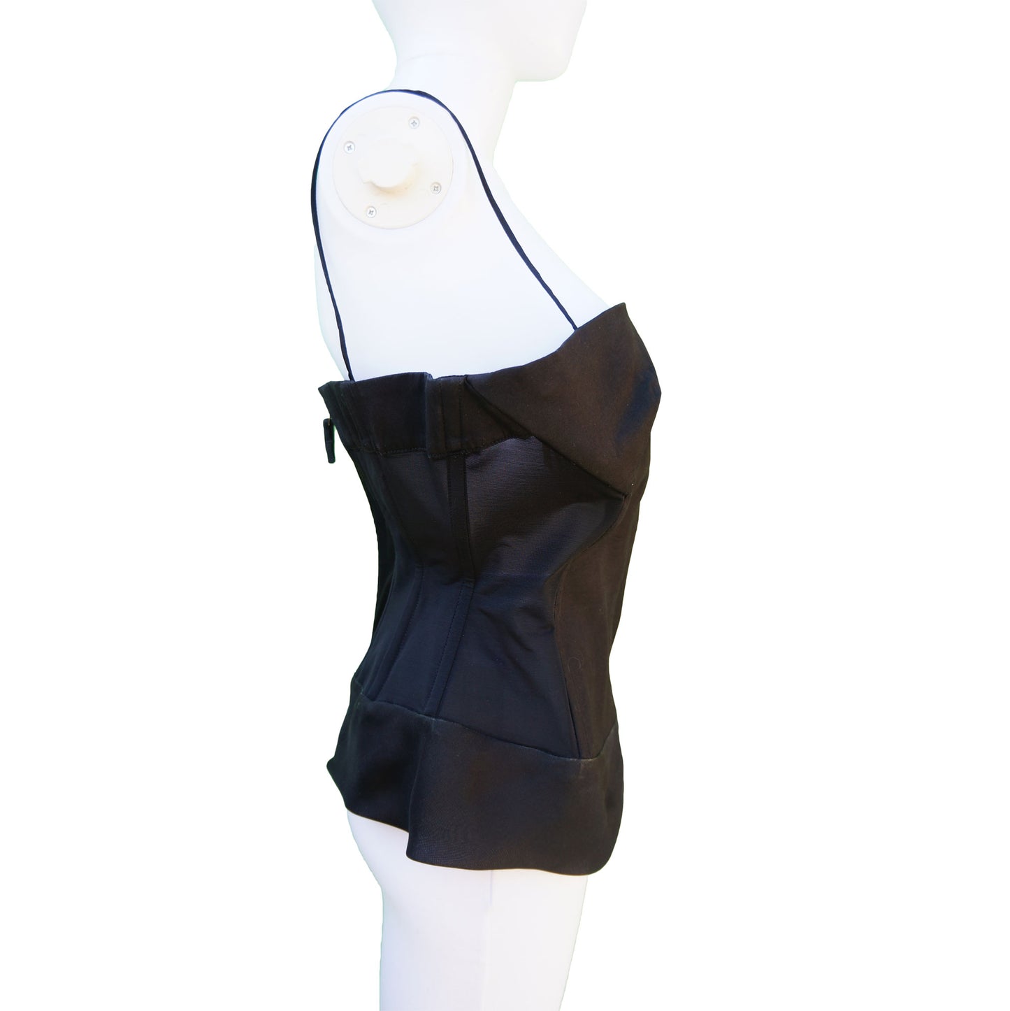 RICK OWENS SILK TRIM BUSTIER - leefluxury.com