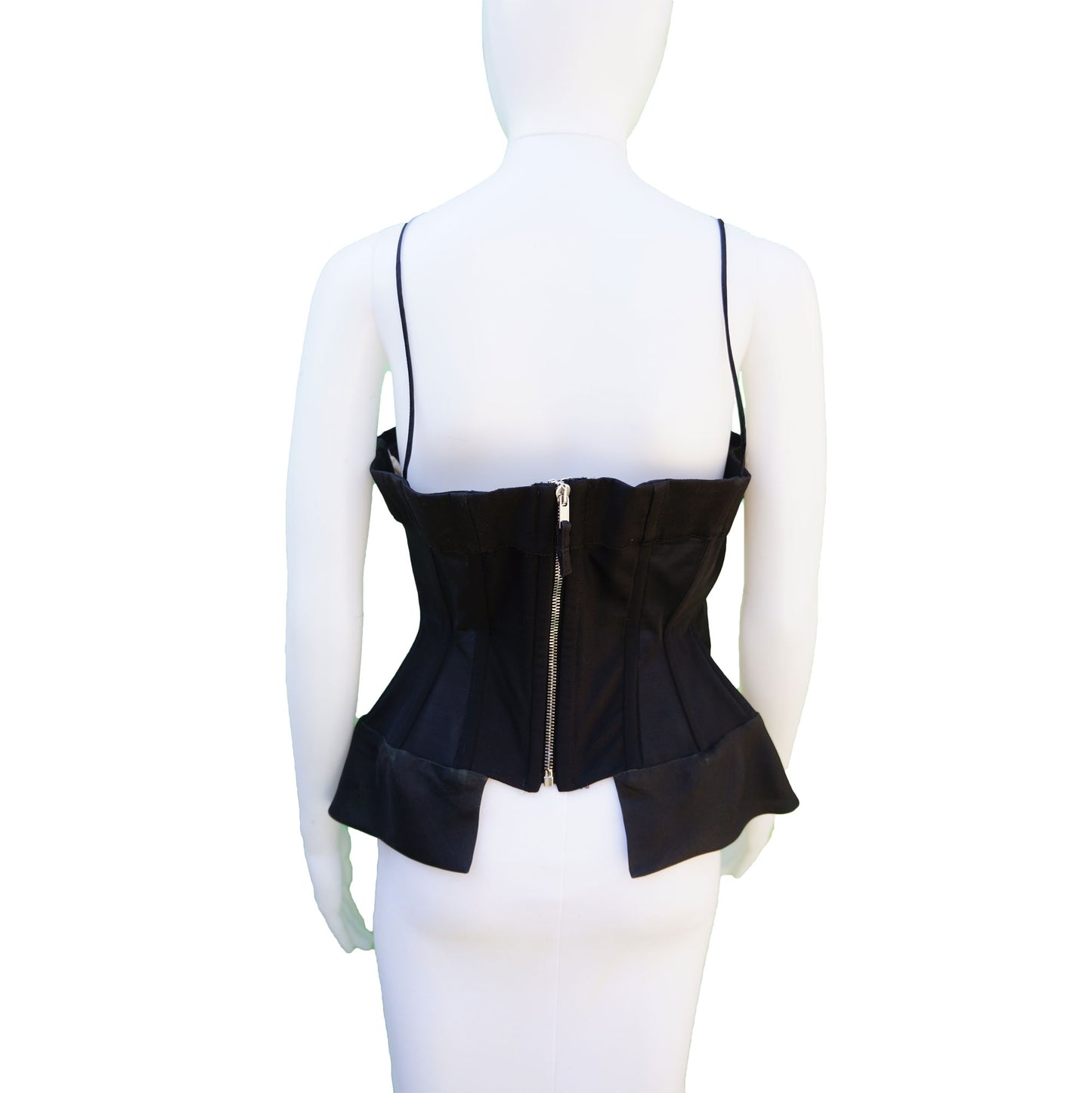 RICK OWENS SILK TRIM BUSTIER - leefluxury.com