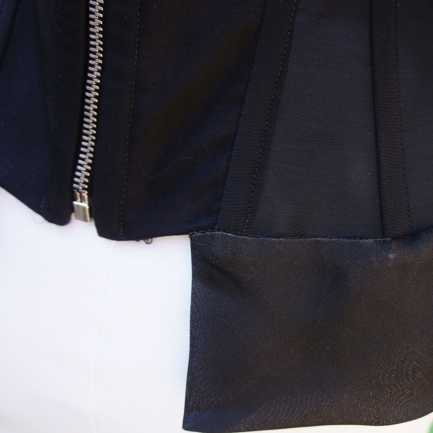 RICK OWENS SILK TRIM BUSTIER - leefluxury.com