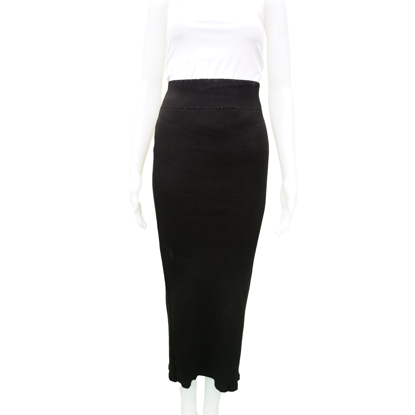 RICK OWENS 2018 COLLLCTION MAXI TUBE KNIT SKIRT - leefluxury.com