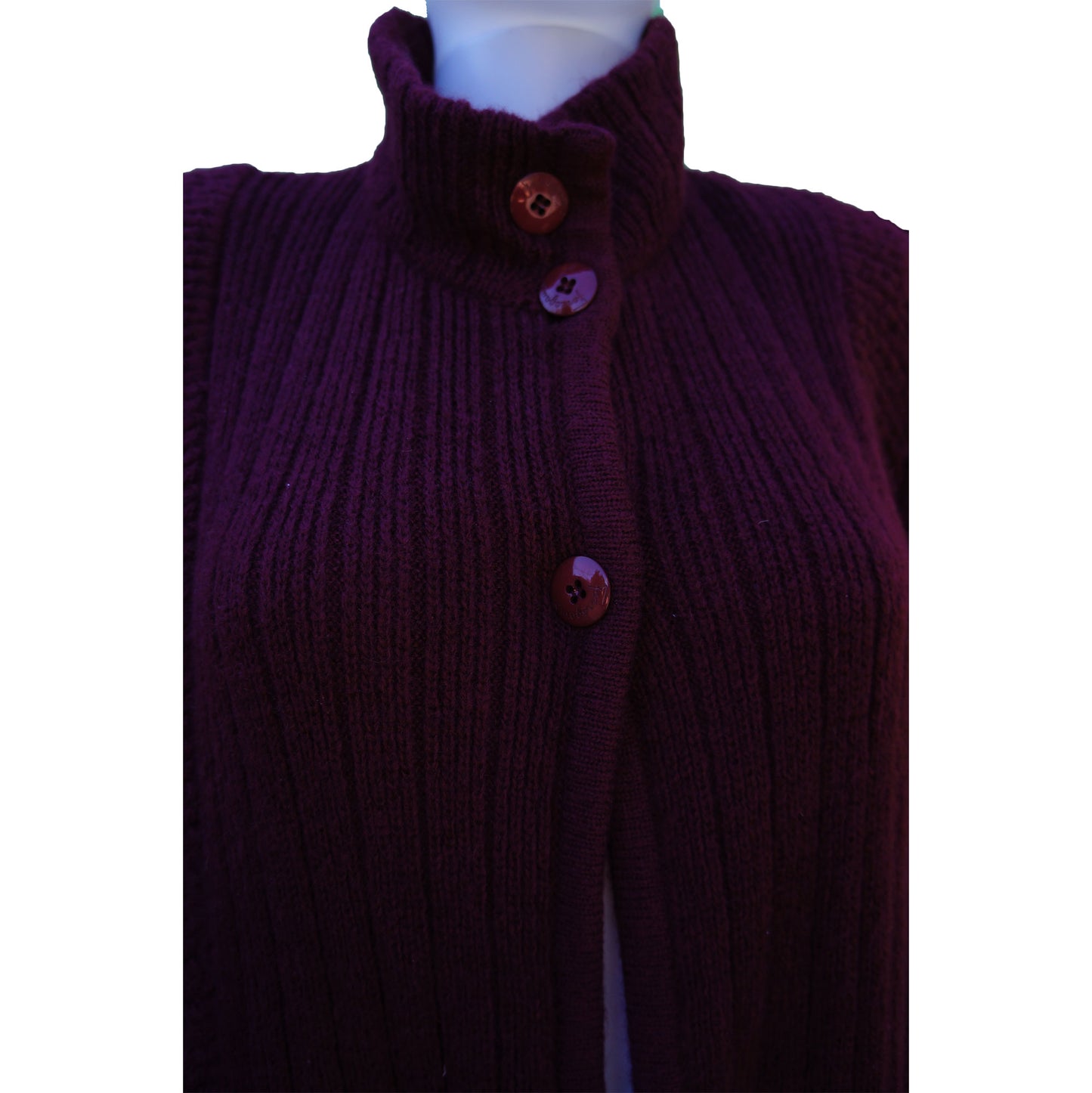 SALVATORE FERRAGAMO VINTAGE KNIT COAT - leefluxury.com