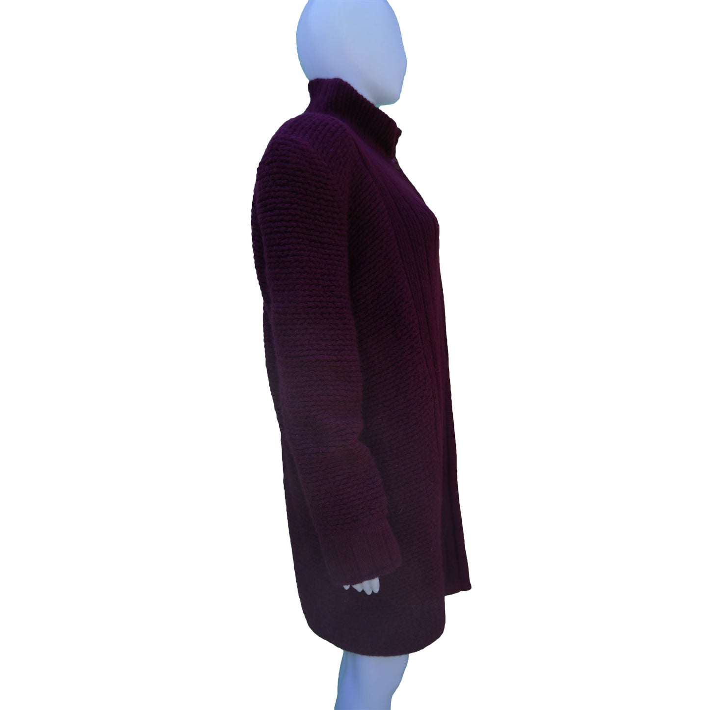 SALVATORE FERRAGAMO VINTAGE KNIT COAT - leefluxury.com