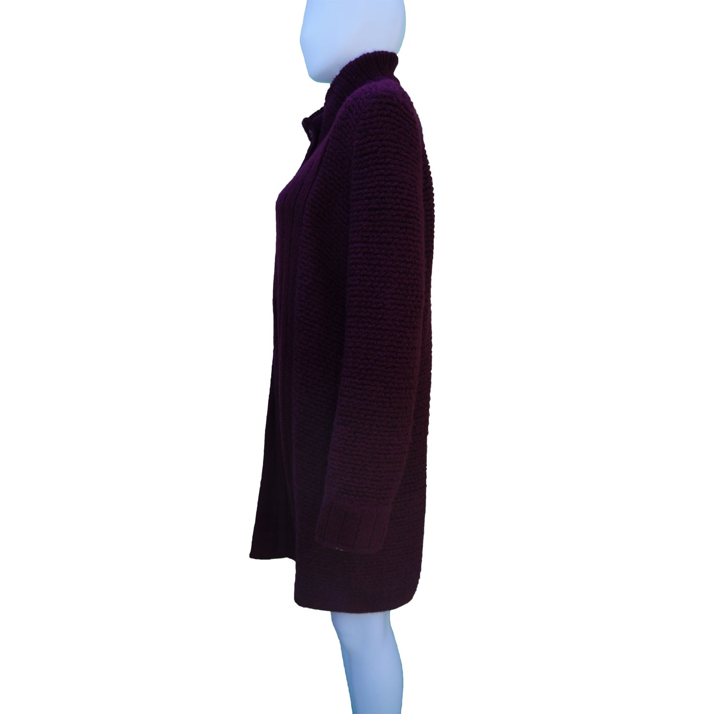 SALVATORE FERRAGAMO VINTAGE KNIT COAT - leefluxury.com