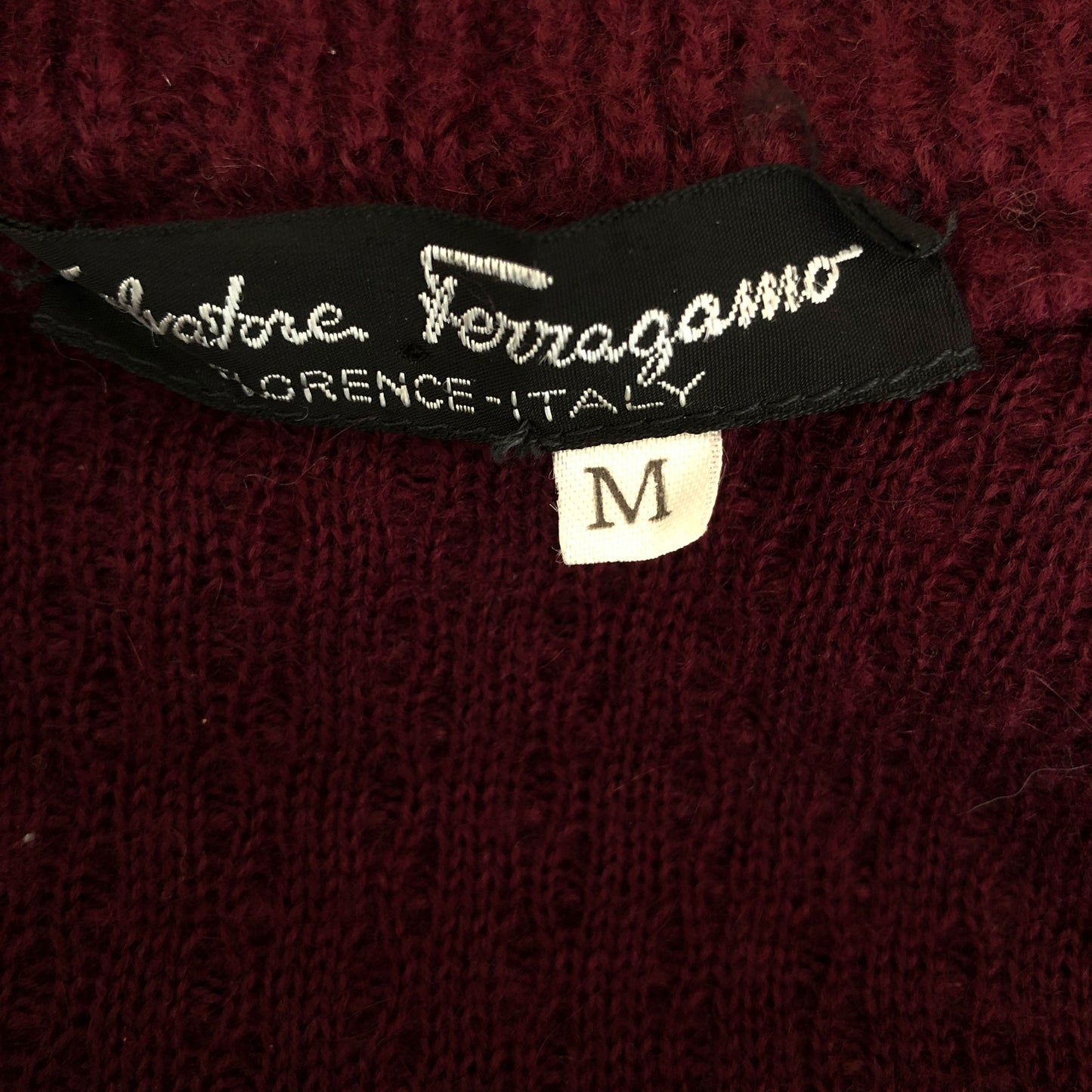 SALVATORE FERRAGAMO VINTAGE KNIT COAT - leefluxury.com