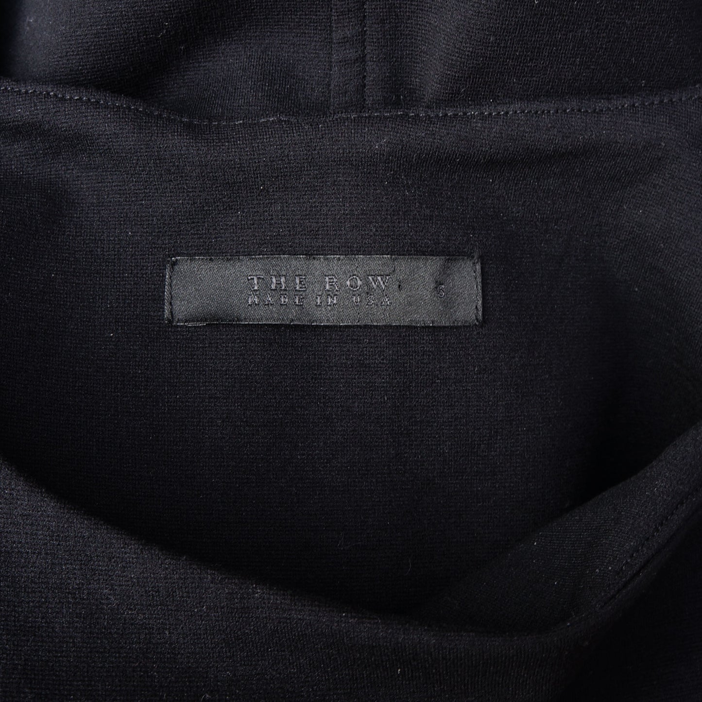 THE ROW BLACK SLEEVELESS MINI DRESS - leefluxury.com