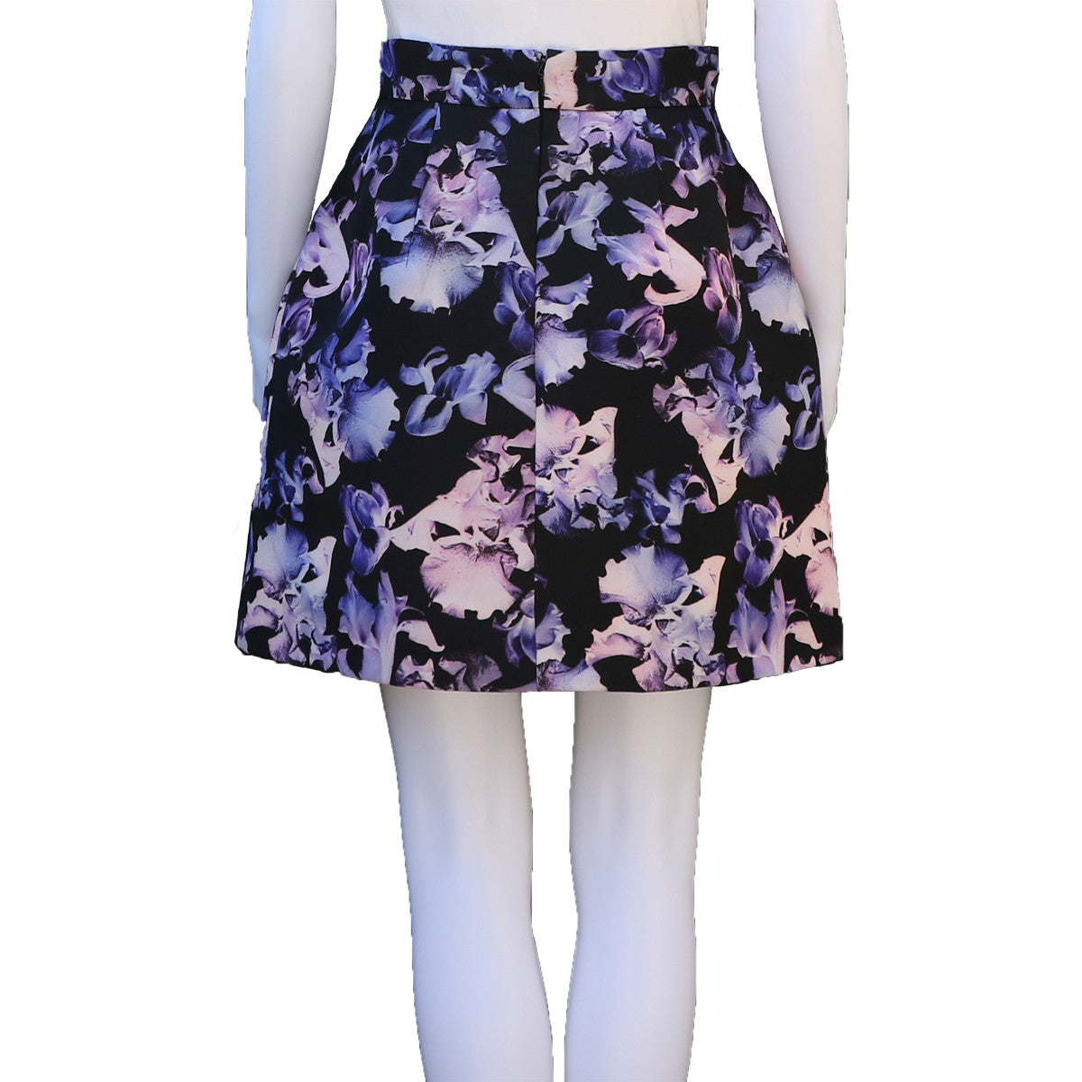 MCQ ALEXANDER MCQUEEN FLORAL CAMO PRINT SKIRT - leefluxury.com