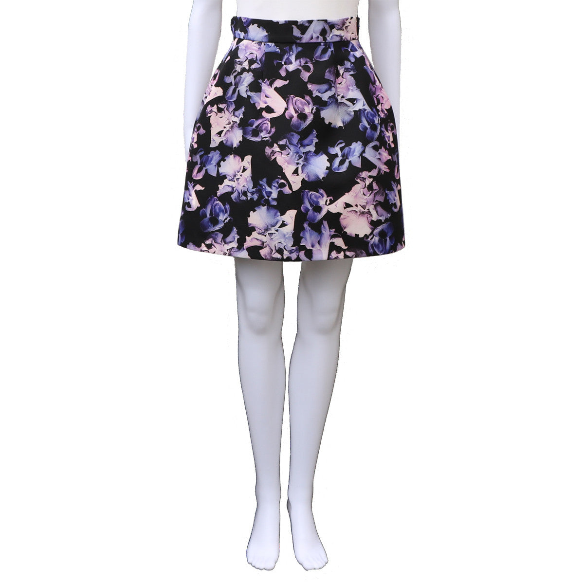 MCQ ALEXANDER MCQUEEN FLORAL CAMO PRINT SKIRT - leefluxury.com